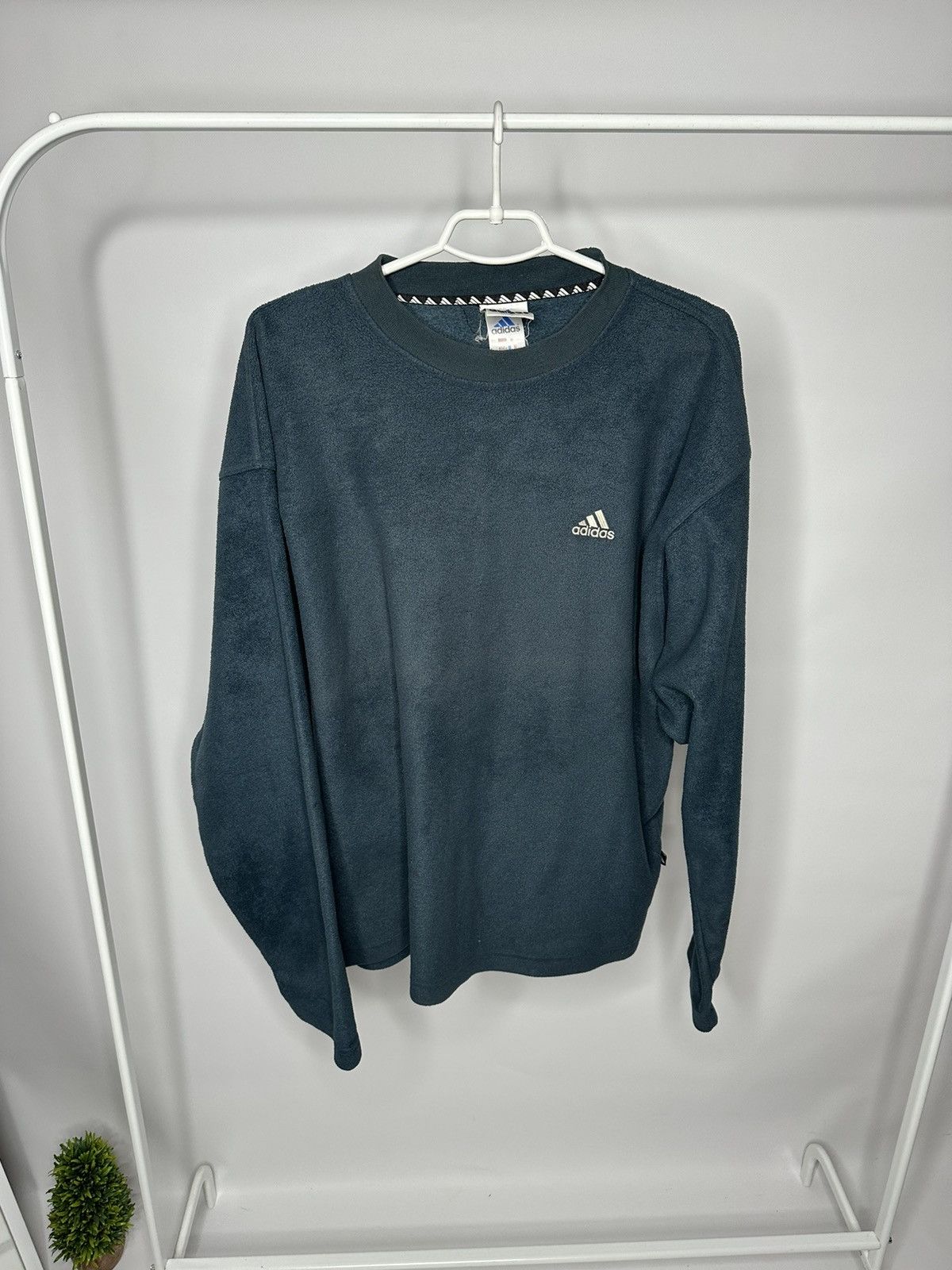 Adidas × Vintage Adidas Vintage Sweatshirt Fleece Size US XL / EU 56 / 4 - 1 Thumbnail