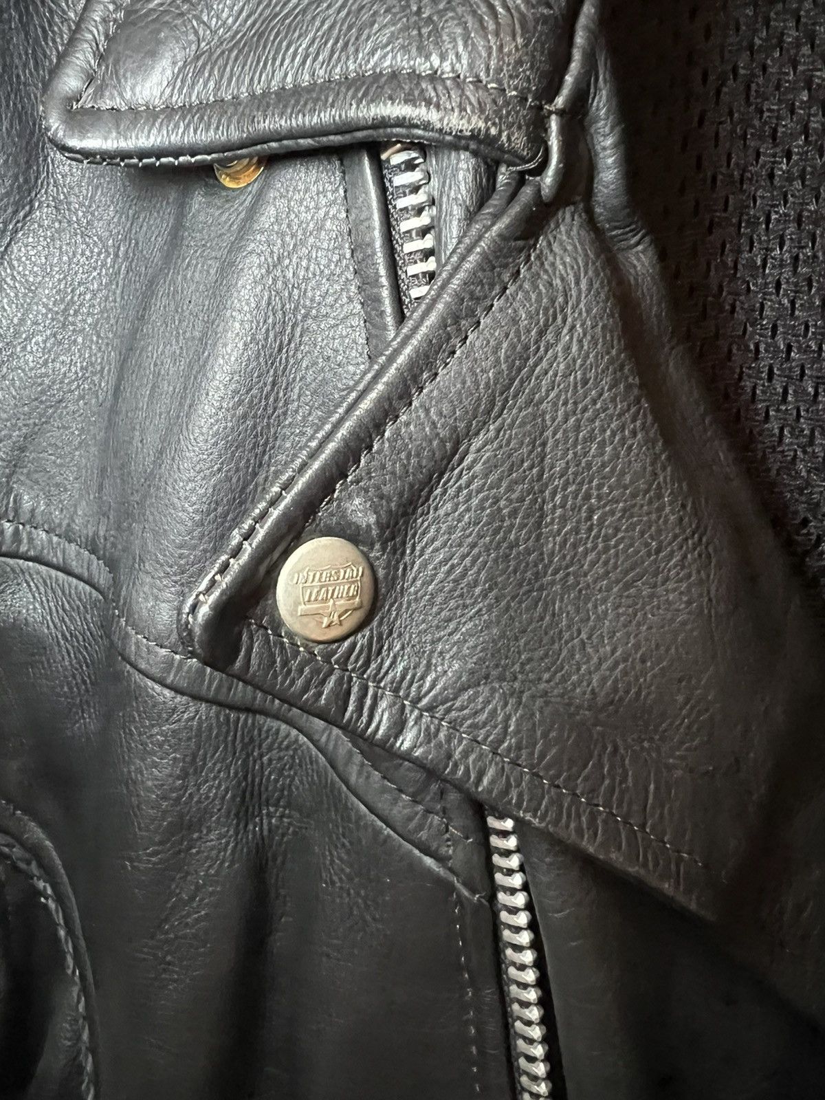 Vintage Vintage heavy leather biker jacket Size US XXL / EU 58 / 5 - 17 Thumbnail