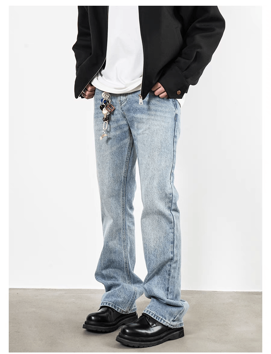 Designer × Jean × Vintage unisex washed faded cleanfit yuppie bootcut jeans Size US 34 / EU 50 - 5 Thumbnail