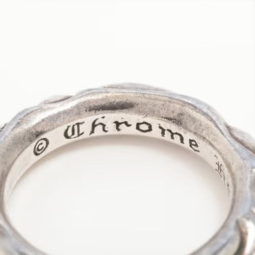 Chrome Hearts US 8 chrome hearts Scroll Band Ring 16 Size ONE SIZE - 3 Thumbnail