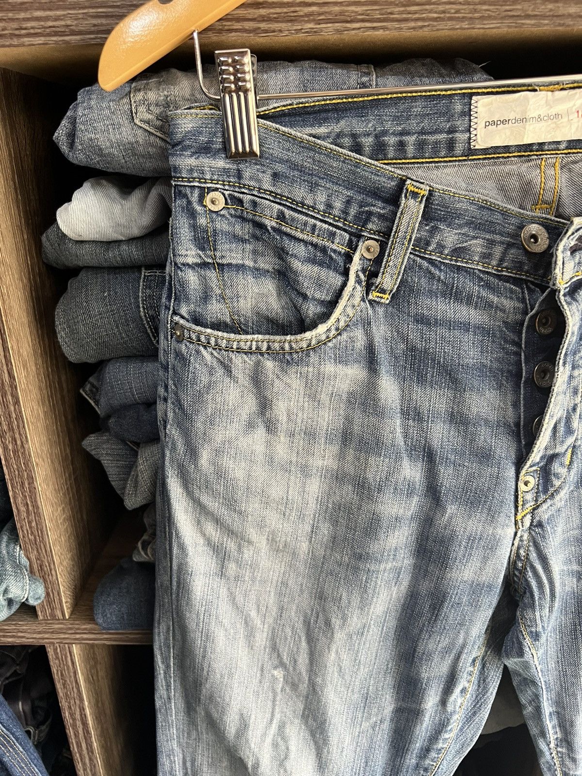 Paper Denim & Cloth 🔥Paper Denim & Cloth Made in Usa Distressed Denim Size US 30 / EU 46 - 9 Thumbnail