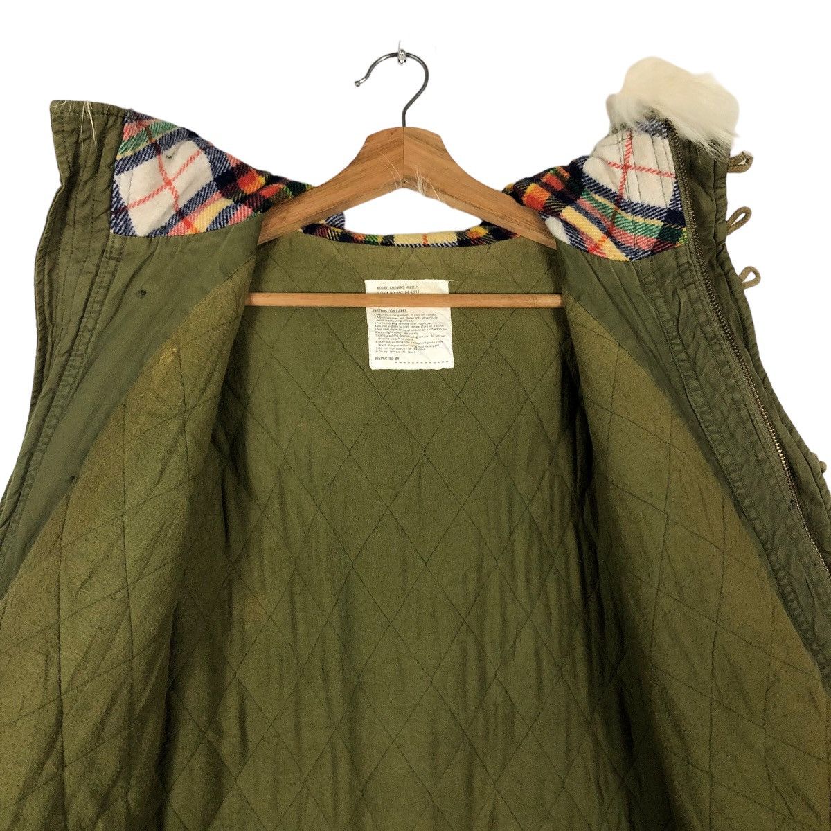 Japanese Brand 🔥Fish Tail Parka Jacket Punk Design Rodeo Crowns Mink Fur Size US M / EU 48-50 / 2 - 12 Thumbnail