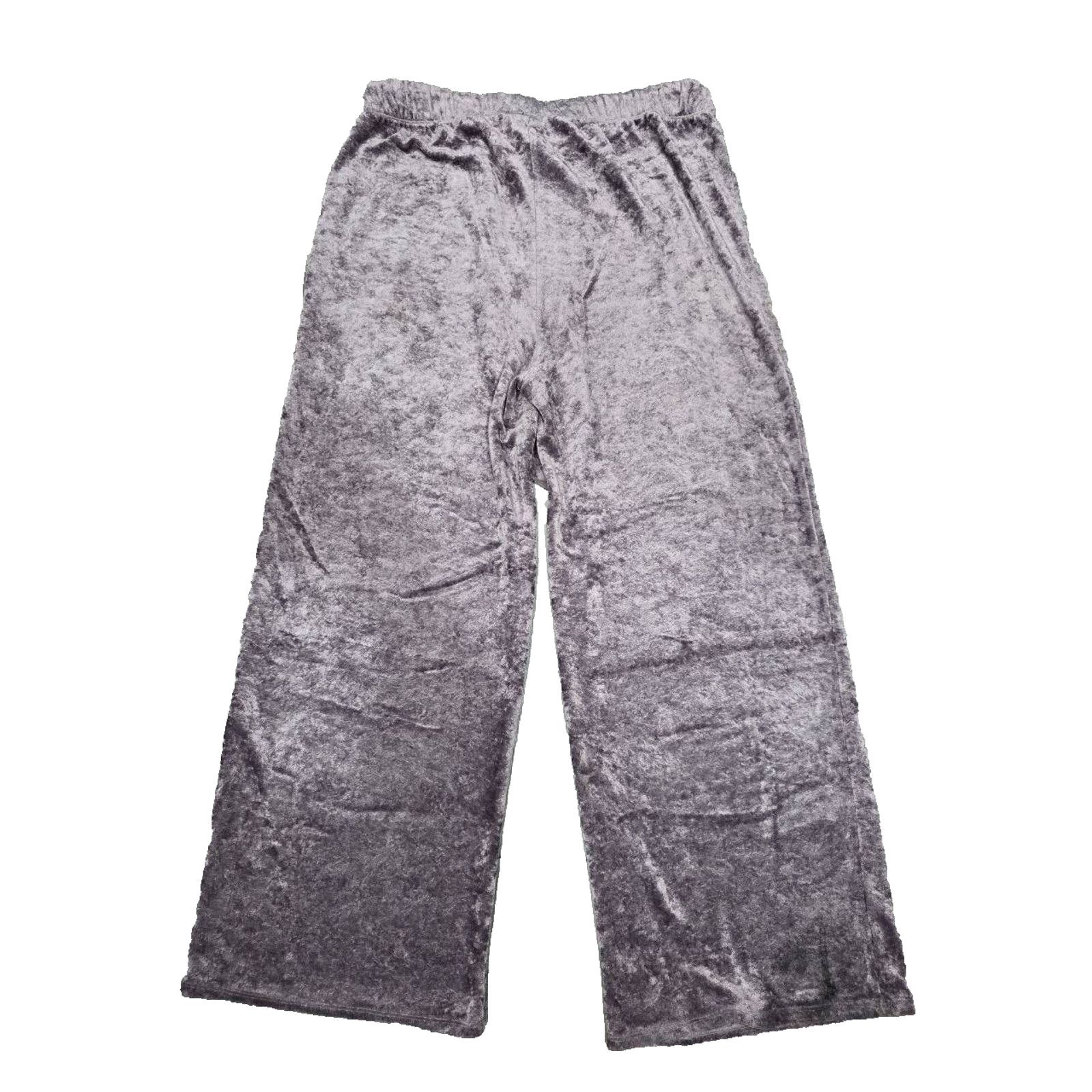 & Other Stories Out from under Velvet Y2K wide leg P Medium A003276 Size 28" / US 6 / IT 42 - 3 Thumbnail
