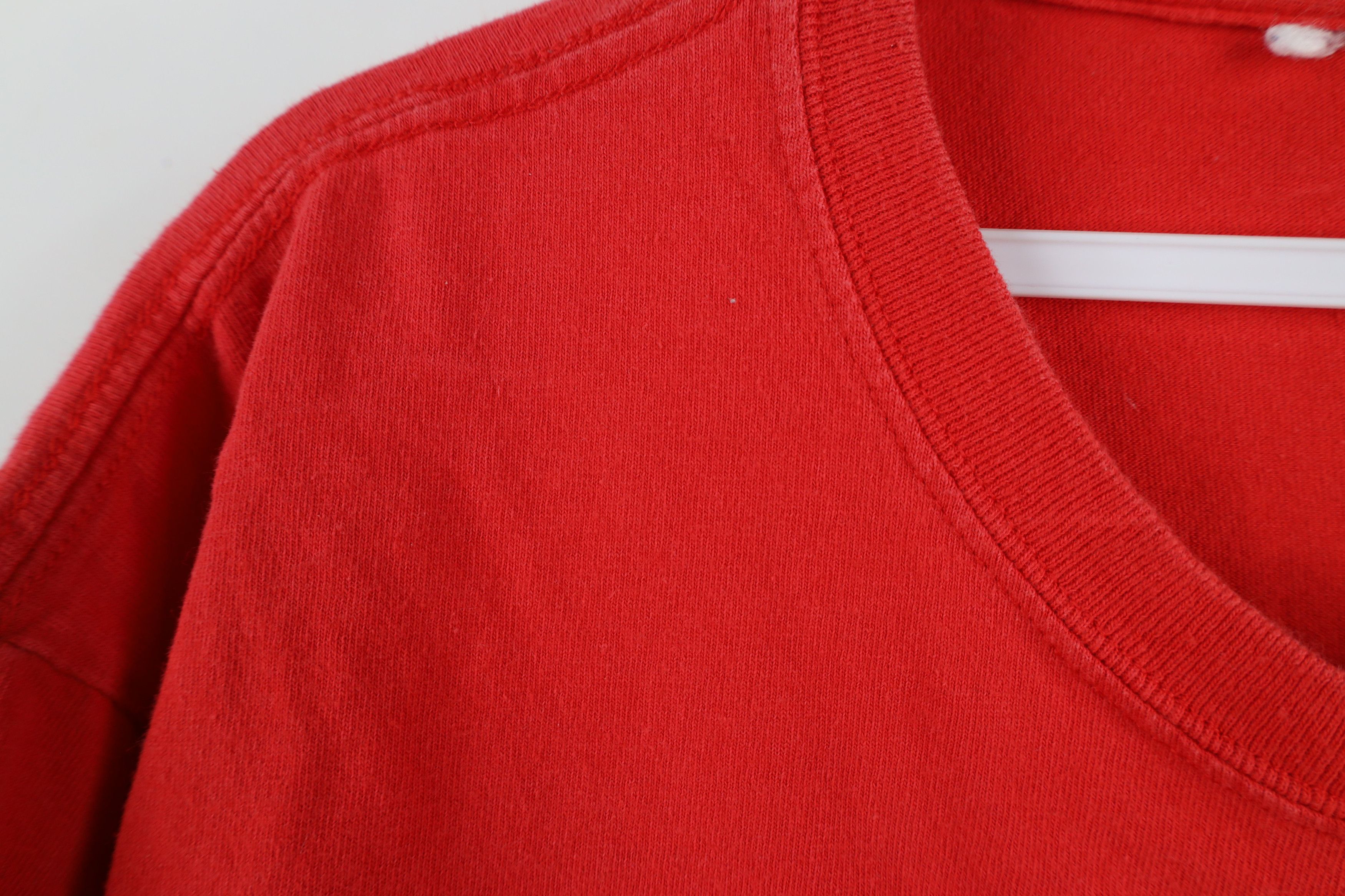 Vintage Vintage 90s Coca Cola Spell Out Short Sleeve T-Shirt Red Size US L / EU 52-54 / 3 - 8 Thumbnail