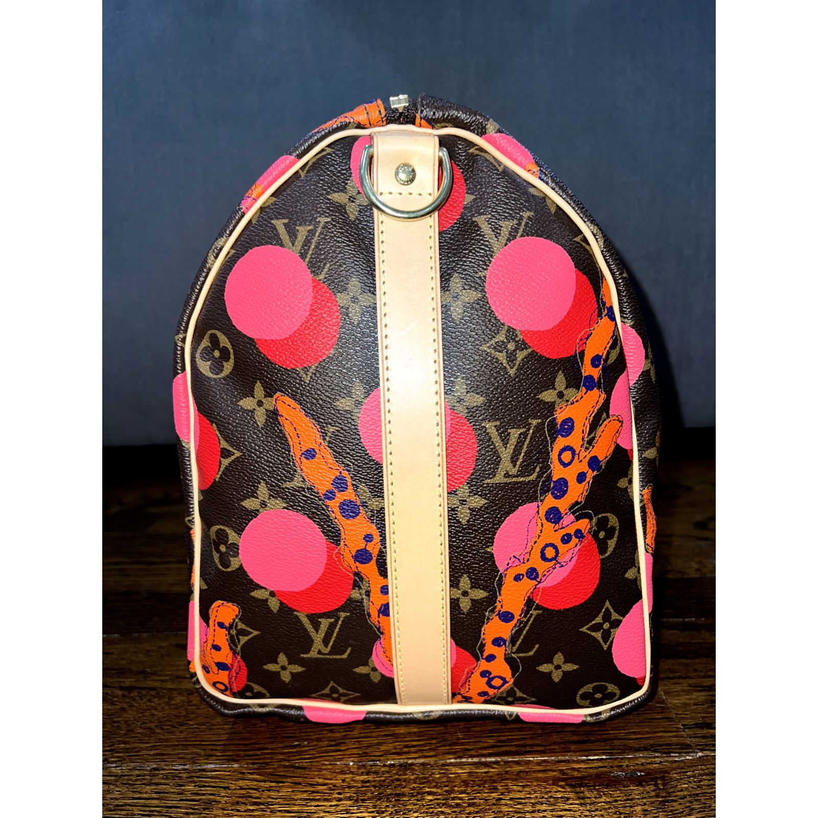 Louis Vuitton Louis Vuitton Ramages Monogram Brown Red Pink Travel Bag Size ONE SIZE - 7 Thumbnail