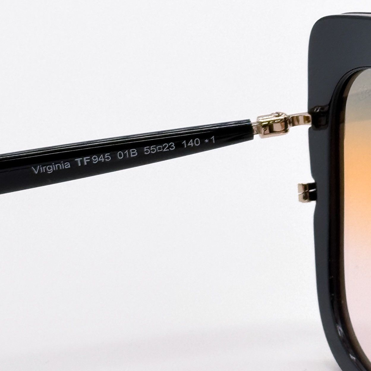 Tom Ford NEW TOM FORD TF945 01B SQUARE SUNGLASSES VIRGINIA FT0945/S Size ONE SIZE - 9 Thumbnail