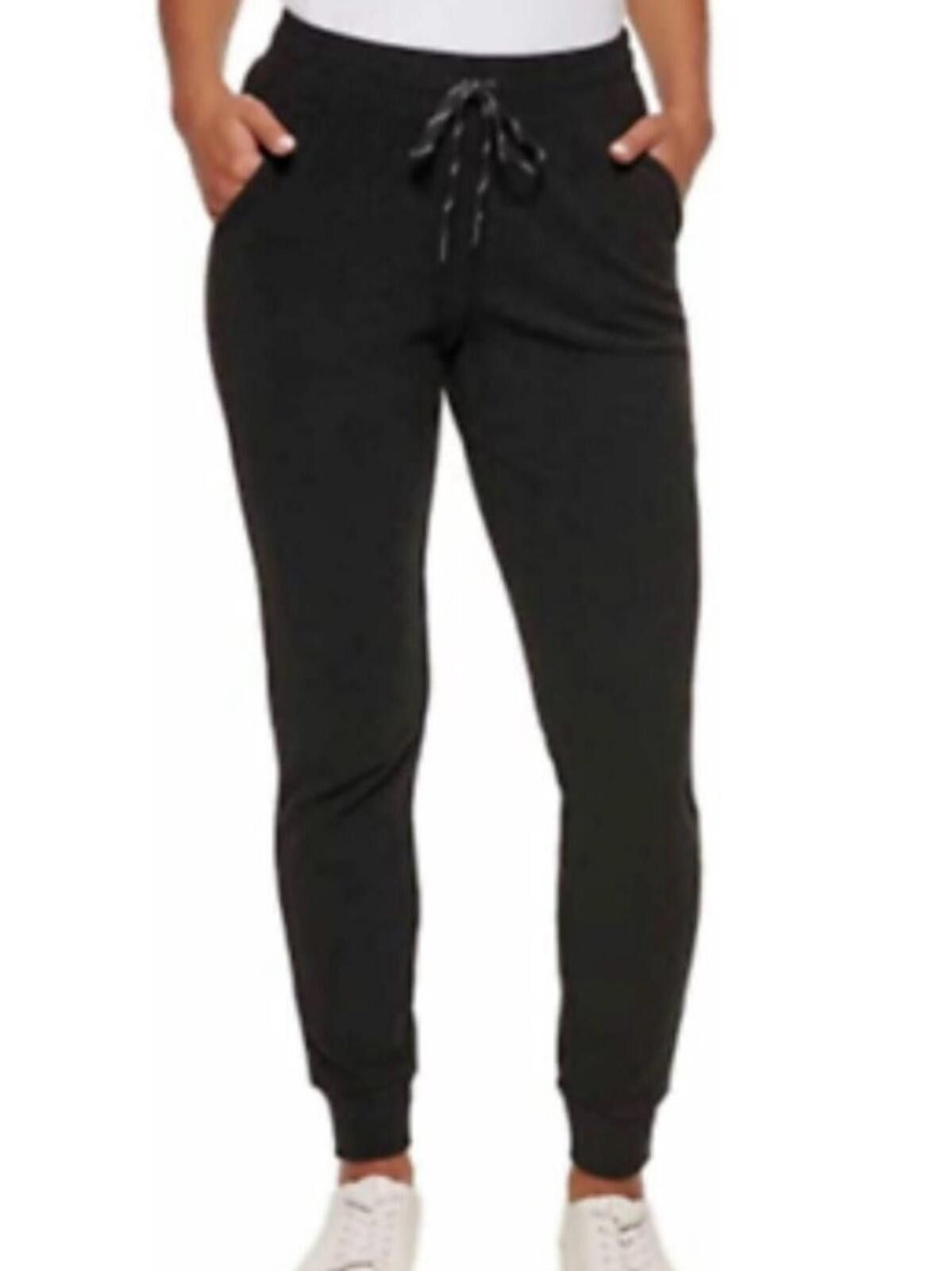 Other Marc New York Black Slim Jogger Leggings with Drawstring Size 28" / US 6 / IT 42 - 1 Thumbnail