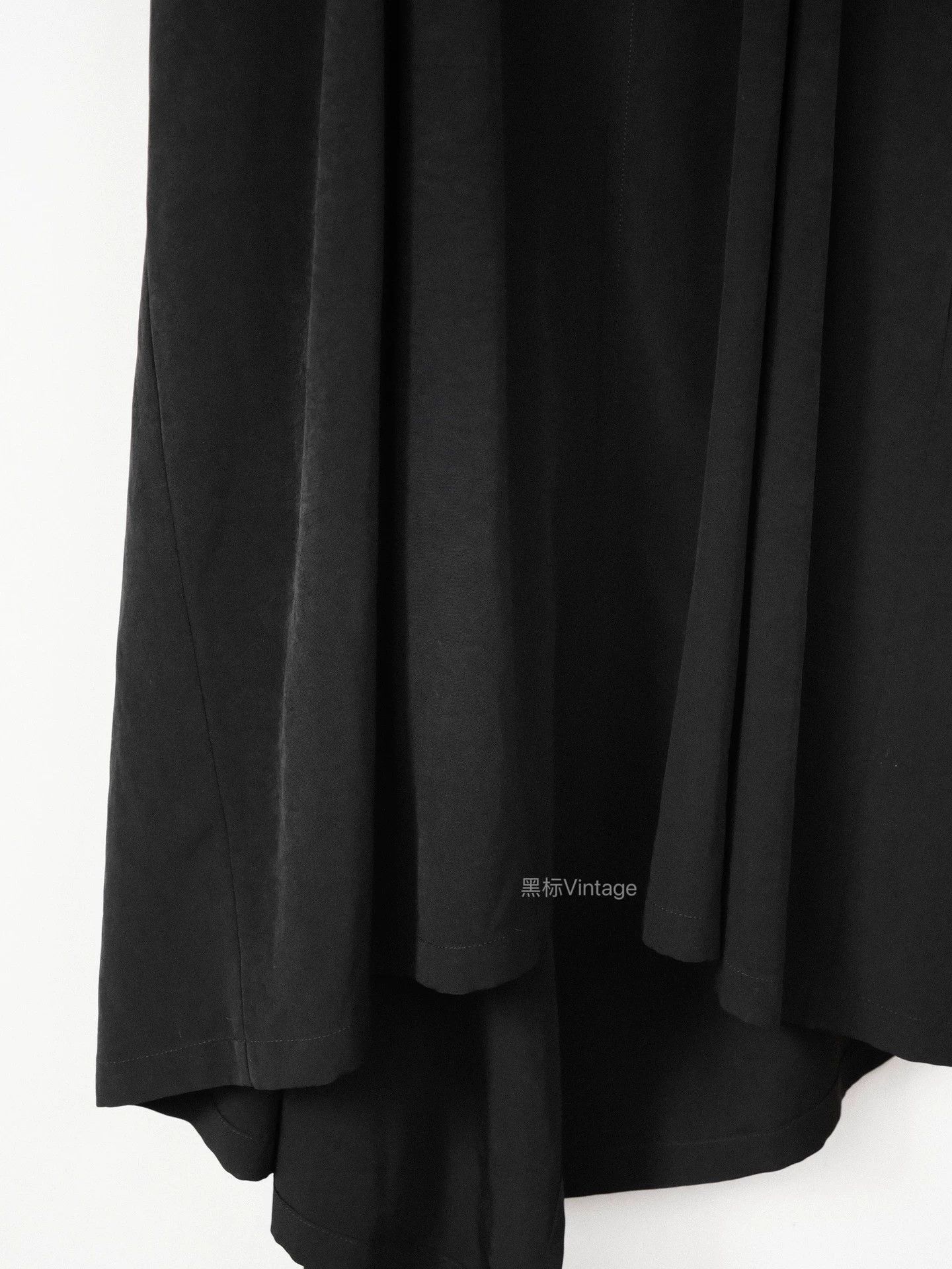 Yohji Yamamoto Yohji Noir 18SS Vintage Triacetate Pleat Asym Dress Wmn Size XS / US 0-2 / IT 36-38 - 5 Thumbnail