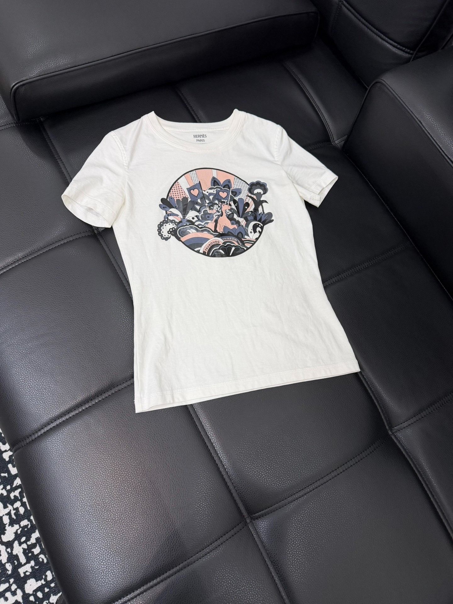 Hermes Hermès White Short-Sleeve Shirt Size XXS / US 00 / IT 34 - 1 Thumbnail