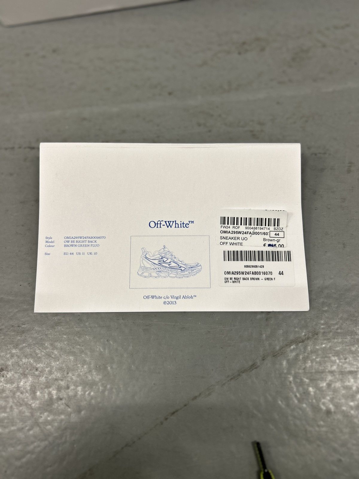 Off-White Off White Green/Brown Size 44 Size US 11 / EU 44 - 9 Thumbnail