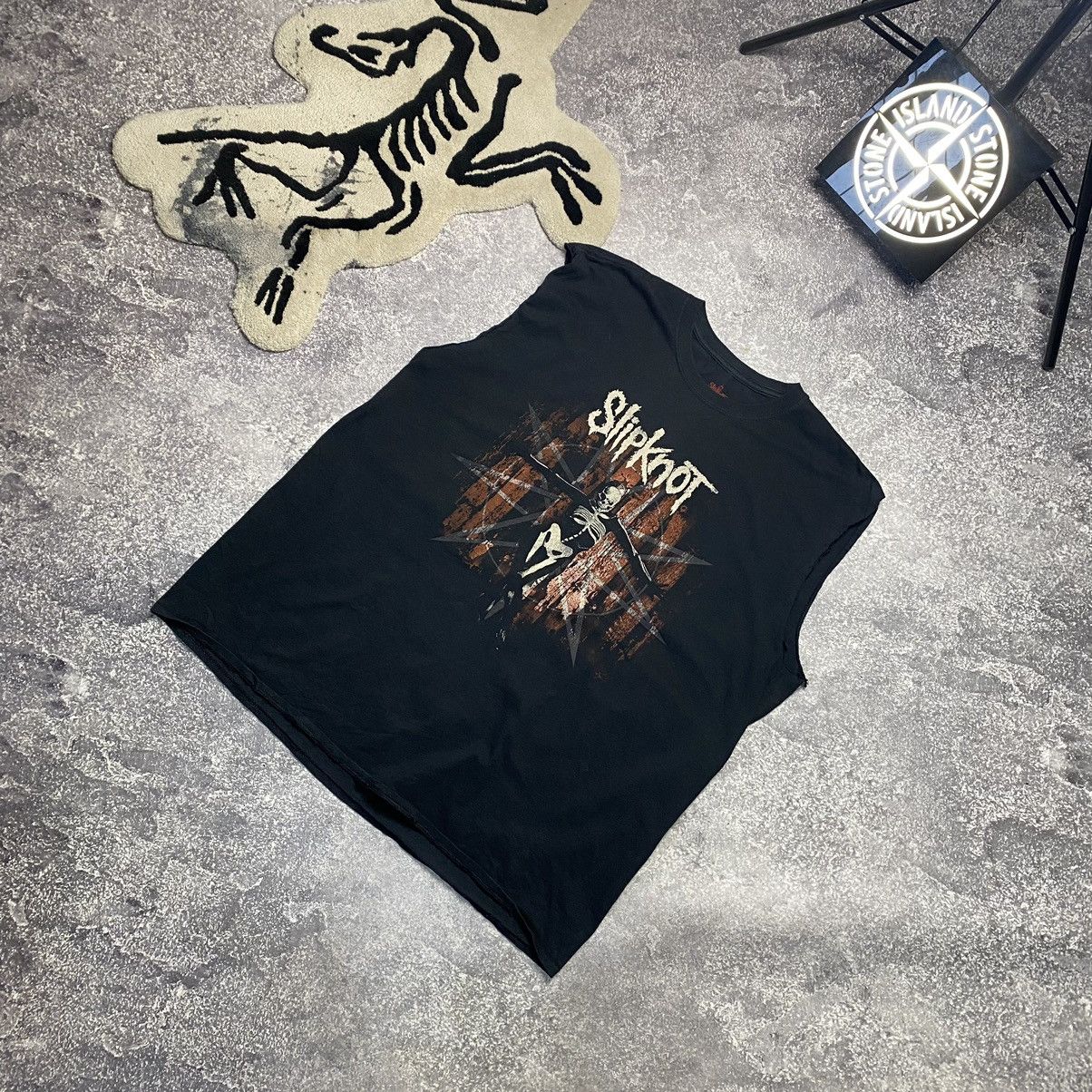 Band Tees Vintage Slipknot The Gray Chapter 2017 big logo sleeveless Size US XXL / EU 58 / 5 - 3 Thumbnail