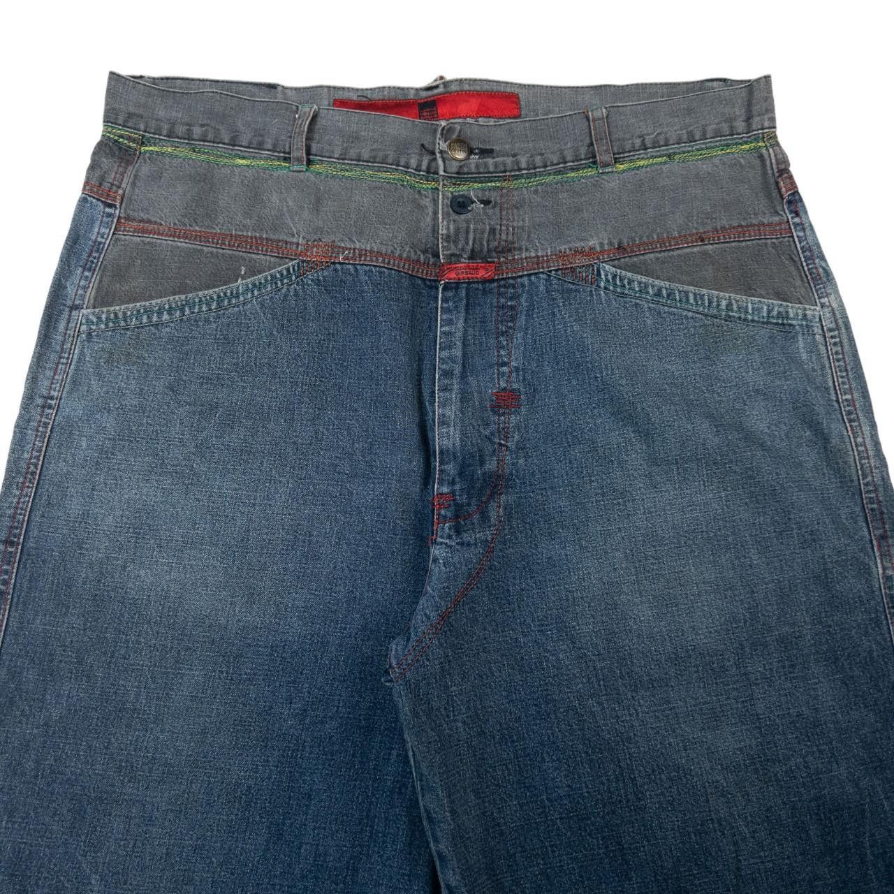 Marithe + Francois Girbaud Vintage Marithe Francois Girbaud Patch Denim Jeans Size W38 Size US 38 / EU 54 - 1 Thumbnail