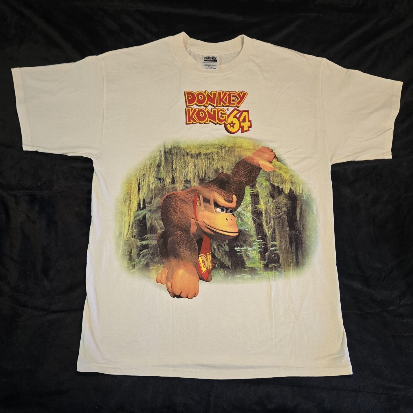 Vintage 90s deadstock Donkey Kong 64 promo tee Size US XL / EU 56 / 4 - 1 Thumbnail