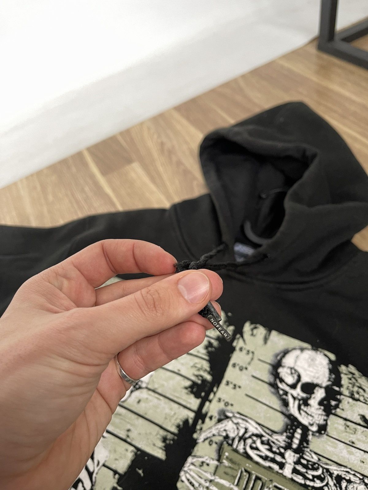 Japanese Brand × No Fear Vintage No Fear 2000's Y2K Black Hoodie Size US XL / EU 56 / 4 - 7 Thumbnail