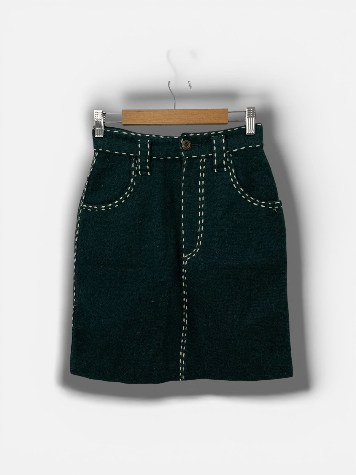 Issey Miyake Vintage Issey Miyake IS Mini Skirt Size 26" / US 2 / IT 38 - 1 Thumbnail