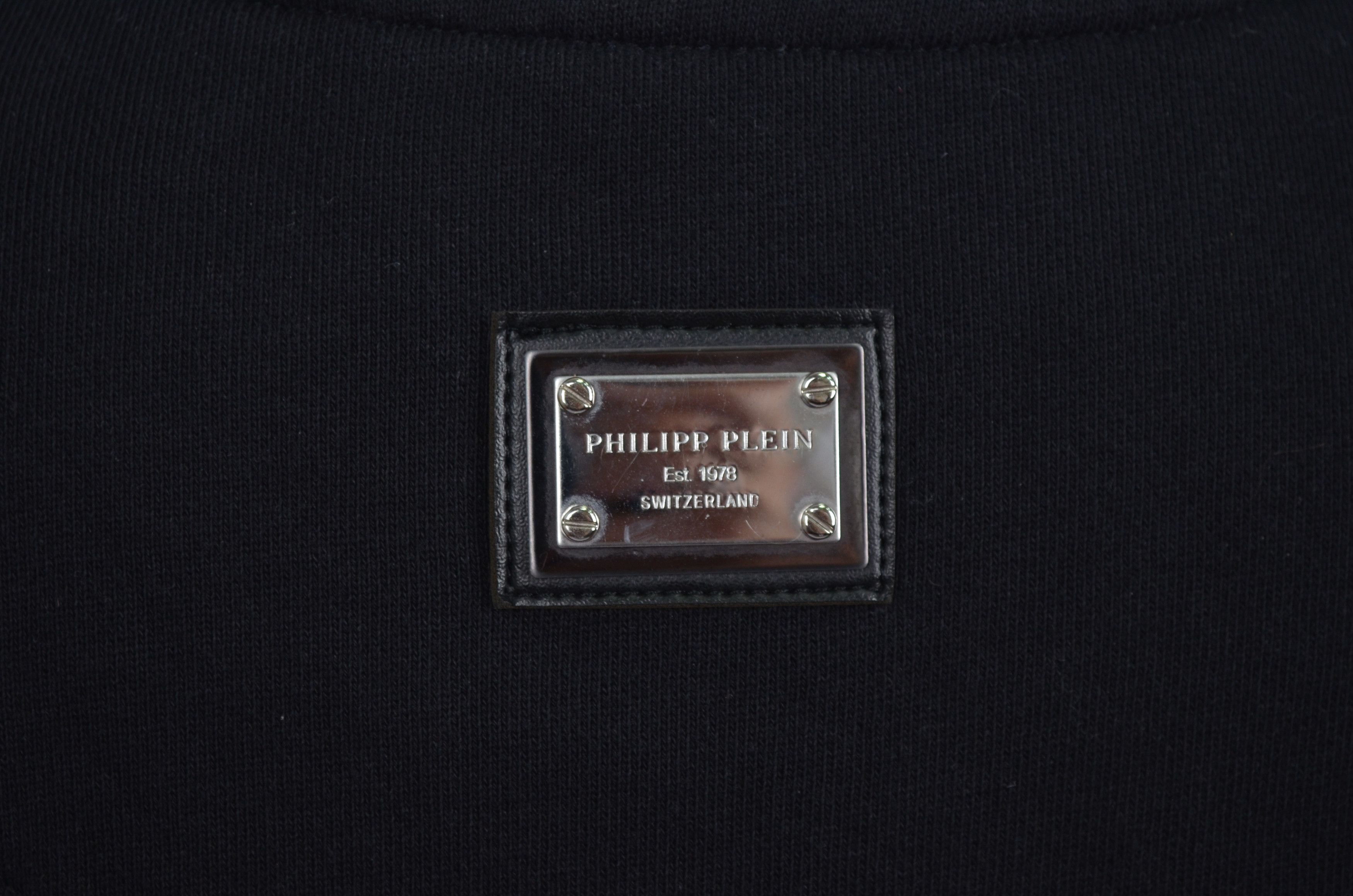 Designer × Philipp Plein Philipp Plein Plein Girls Logo Sweatshirt Black Size M Size M / US 6-8 / IT 42-44 - 7 Thumbnail
