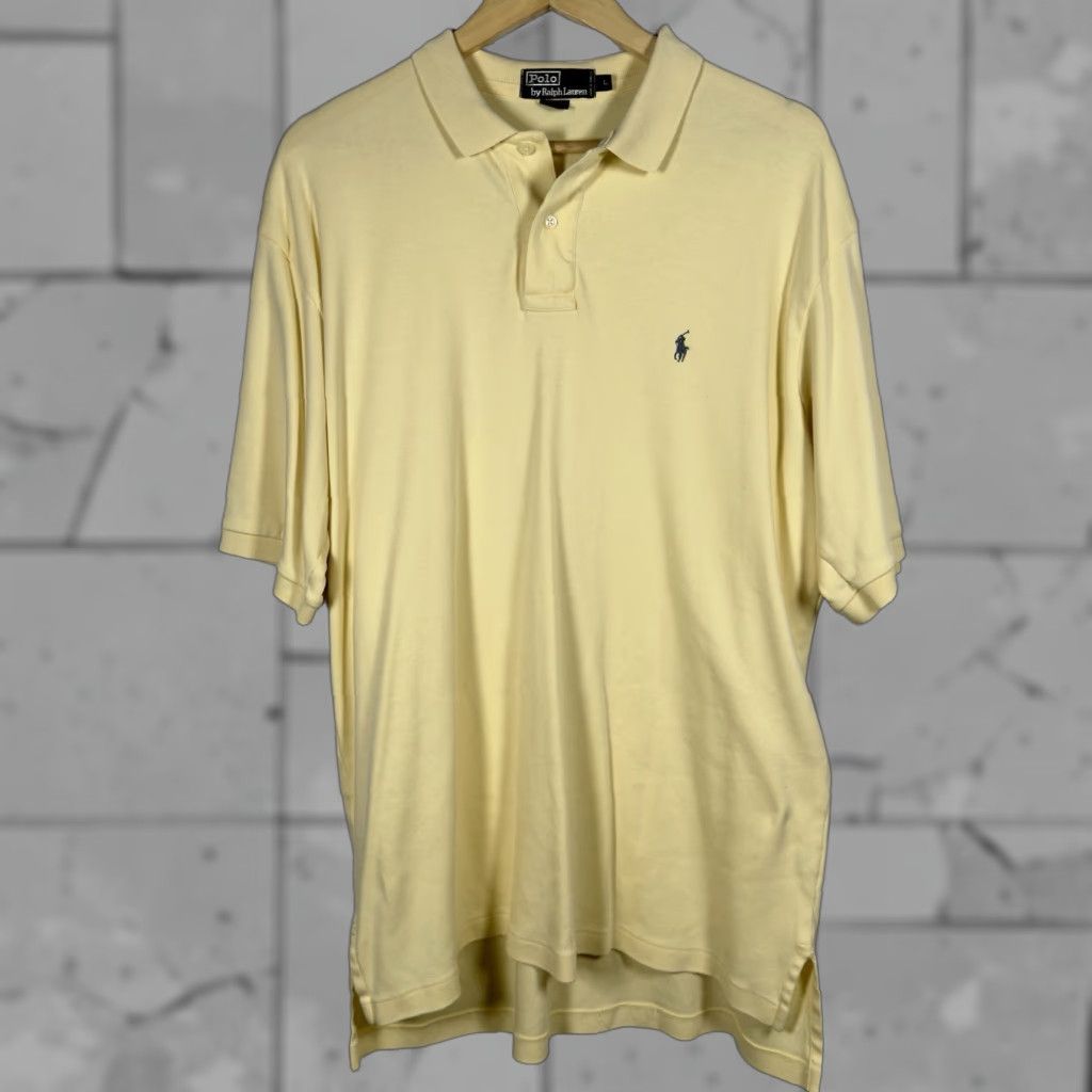 Polo Ralph Lauren Polo Ralph Lauren Polo Shirt Mens L Yellow Size US L / EU 52-54 / 3 - 1 Thumbnail