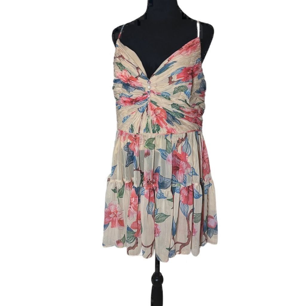 Big Mac Floral button fit and flare dress NWT SZ 12 Size XL / US 12-14 / IT 48-50 - 4 Thumbnail