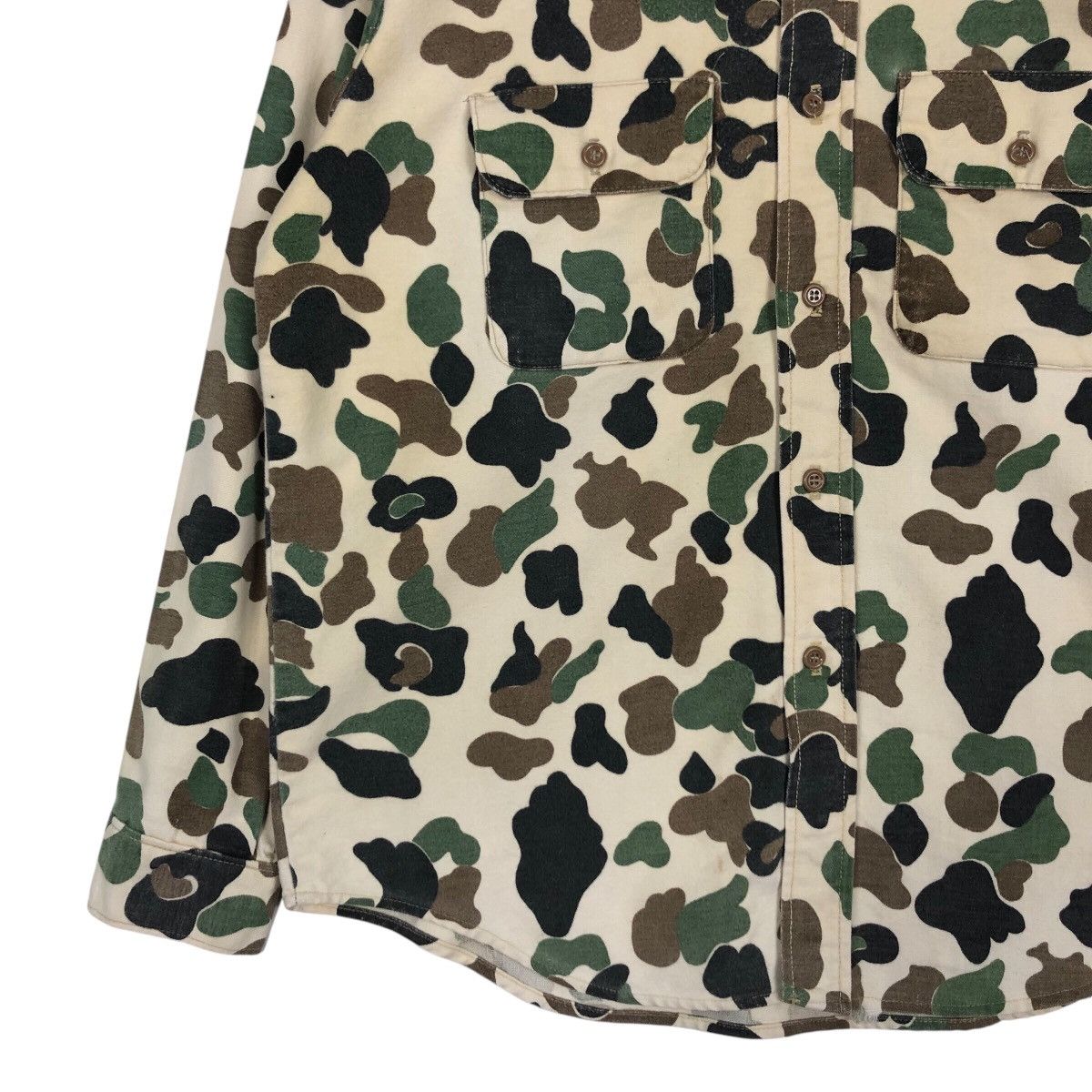 Japanese Brand Bape Style Button Up Oxford Shirt Medium Size US M / EU 48-50 / 2 - 3 Thumbnail