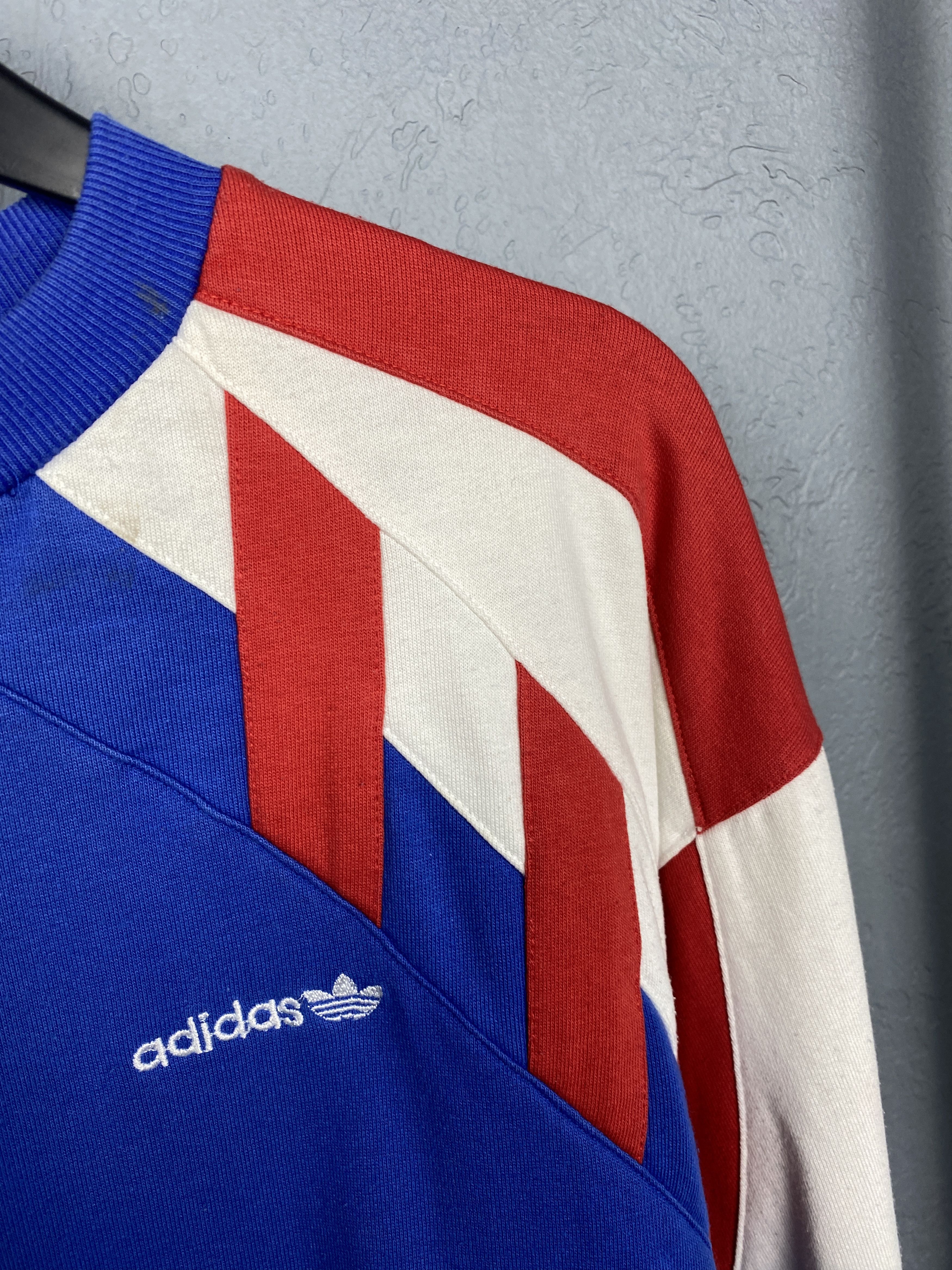 Adidas Adidas 90s Vintage Mens Sweatshirt Size US S / EU 44-46 / 1 - 3 Thumbnail