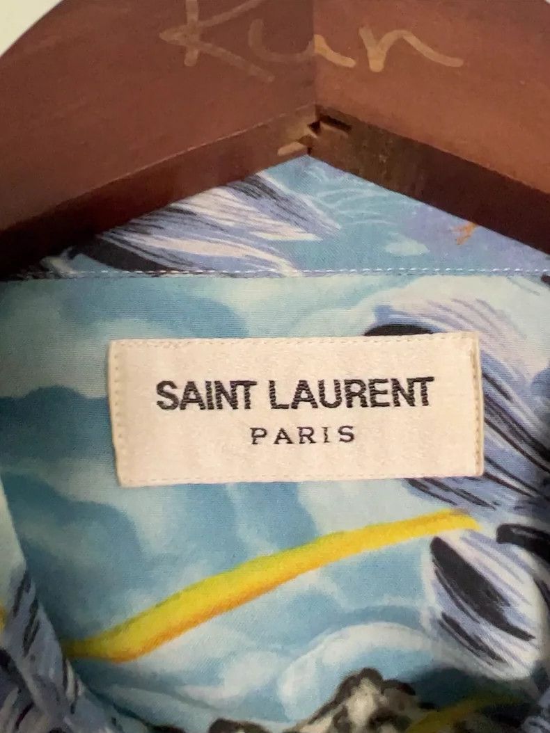 Saint Laurent Paris saint laurent palm tree pattern shirt-2507 Size US M / EU 48-50 / 2 - 3 Thumbnail