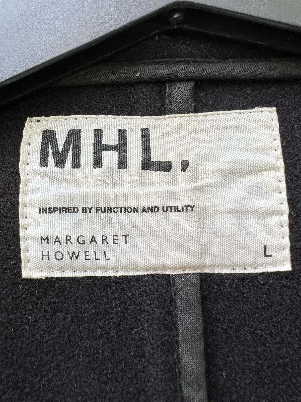 Margaret Howell Vintage Margaret Howell Black Wool Hoodie Jacket Size US L / EU 52-54 / 3 - 18 Thumbnail