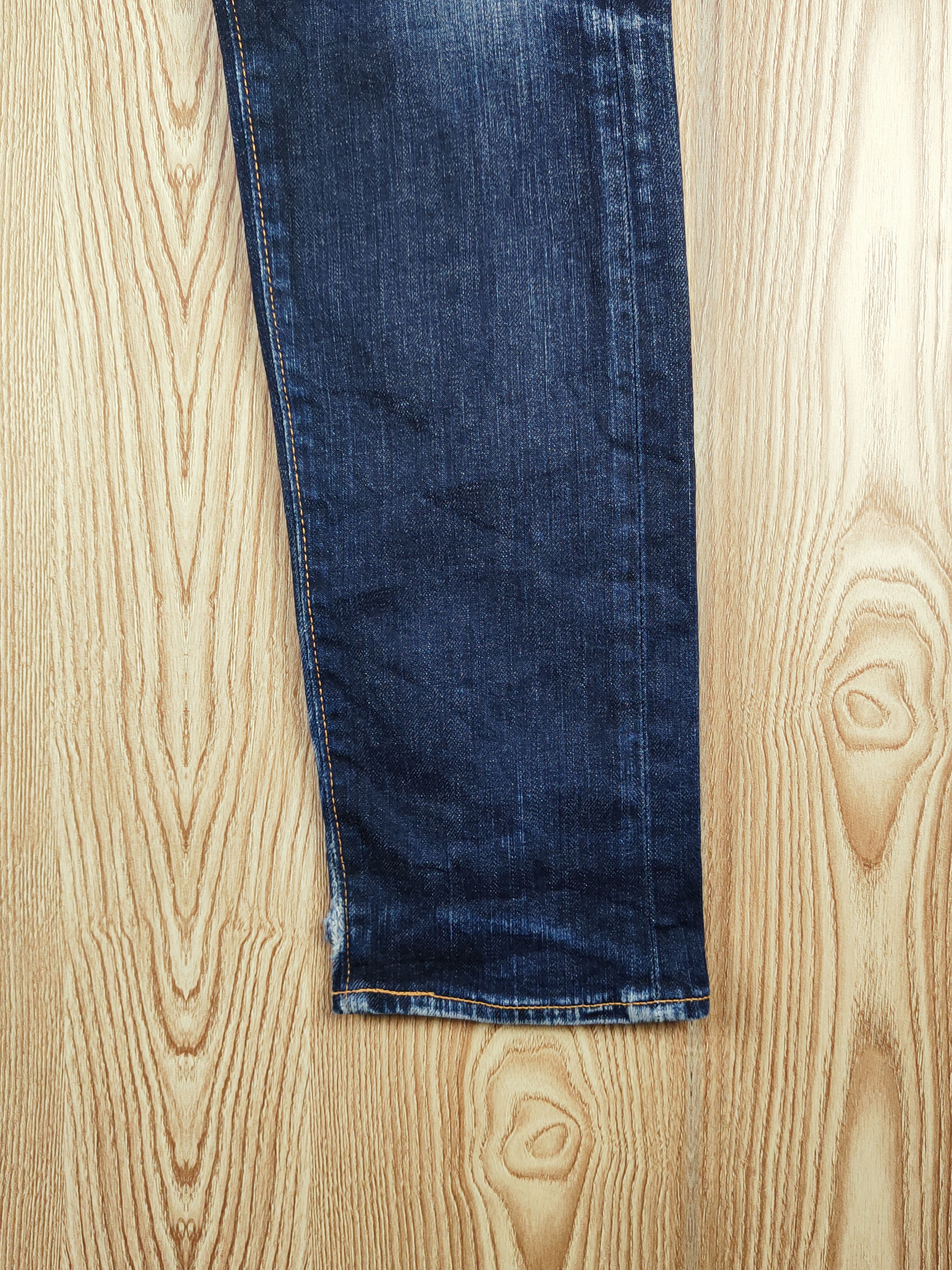 Levi's 510 Levi's Dark Blue Distressed Ripped Skinny Jeans #S2711 Size US 31 - 6 Thumbnail