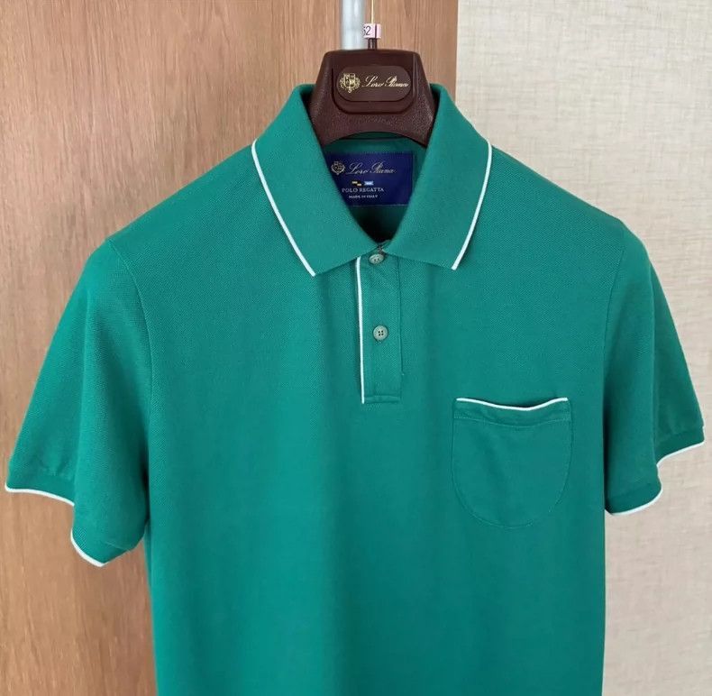 Loro Piana Loro Piana Men's Regatta Short Sleeve Polo Size US M / EU 48-50 / 2 - 1 Thumbnail