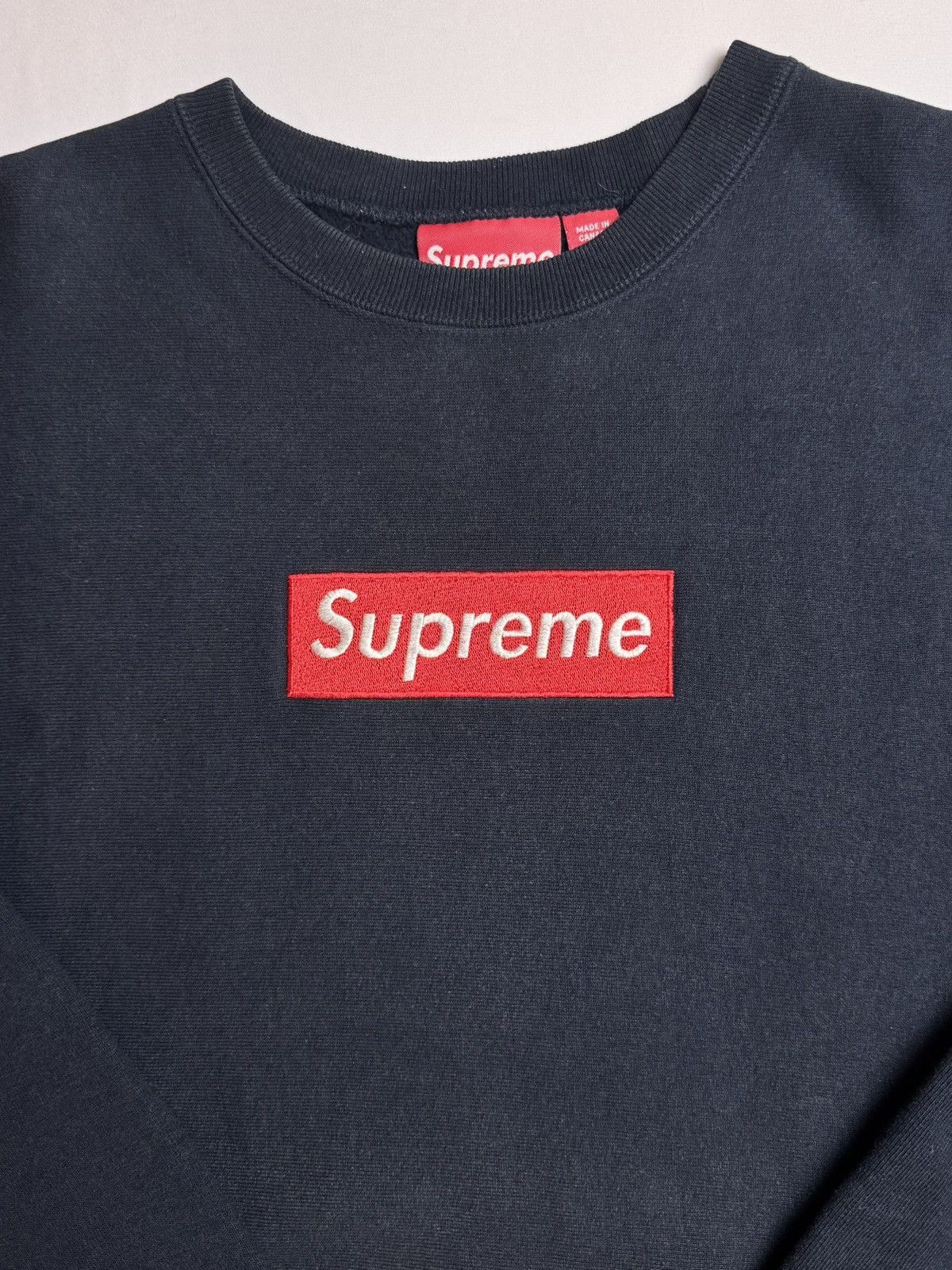 Supreme Supreme Red on Navy Box Logo Hoodie 2000 Size US XL / EU 56 / 4 - 1 Thumbnail
