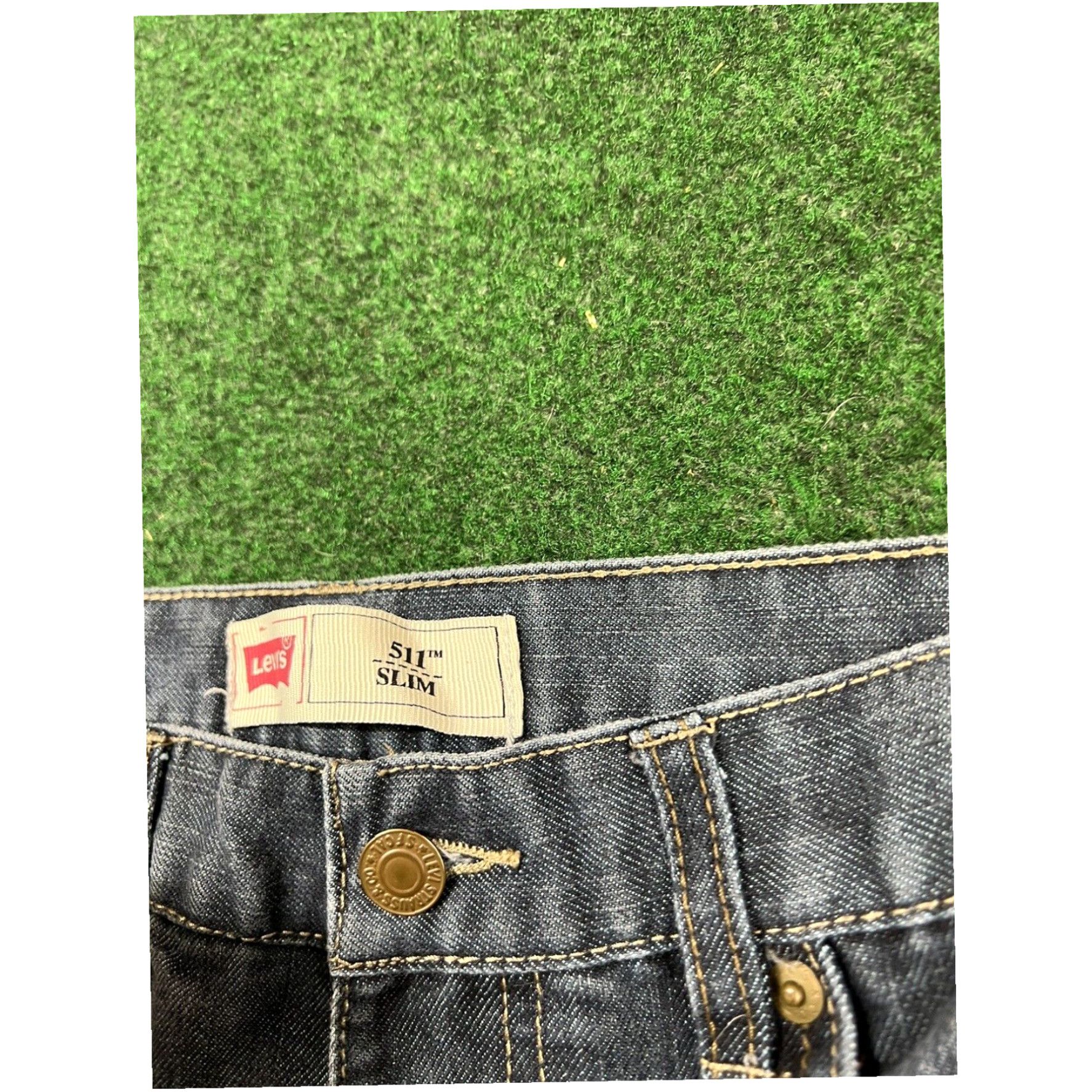 Levi's Levi's 511 Slim Jeans Youth 18 Reg Blue Denim Pants Medium Wash Bottoms Casual Size 40" / US 18 - 6 Thumbnail