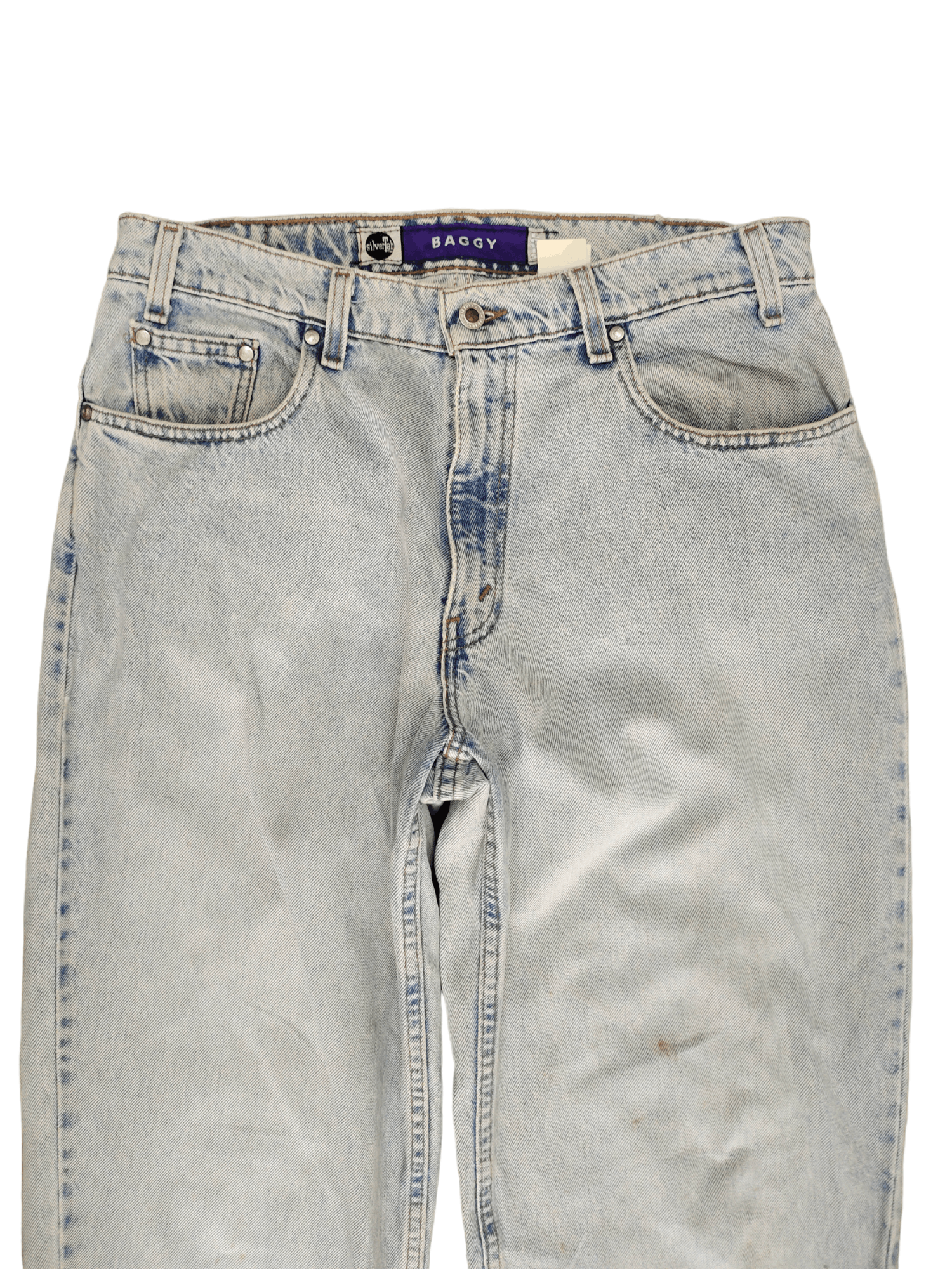 Levi's Vintage Clothing Vintage 90s Levis Silvertab Baggy Denim Y2k Jnco Streetwear Size US 34 / EU 50 - 13 Thumbnail