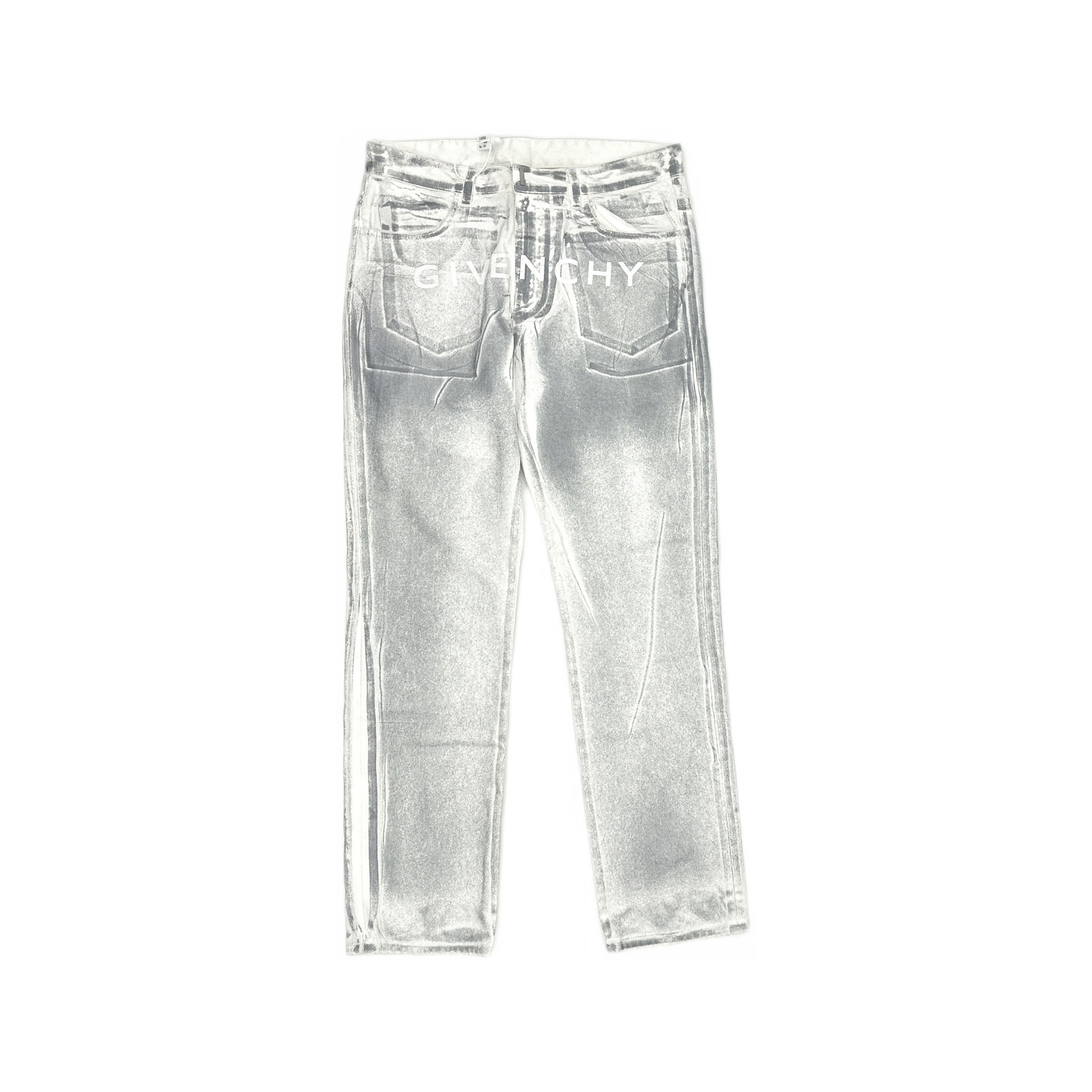 Givenchy Givenchy Logo Print Denim Jeans Size 33 Size US 33 - 1 Thumbnail