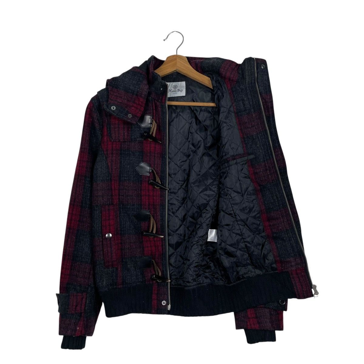 BIGI Men’s Bigi Wool Tartan Duffle Jacket Size US S / EU 44-46 / 1 - 10 Thumbnail