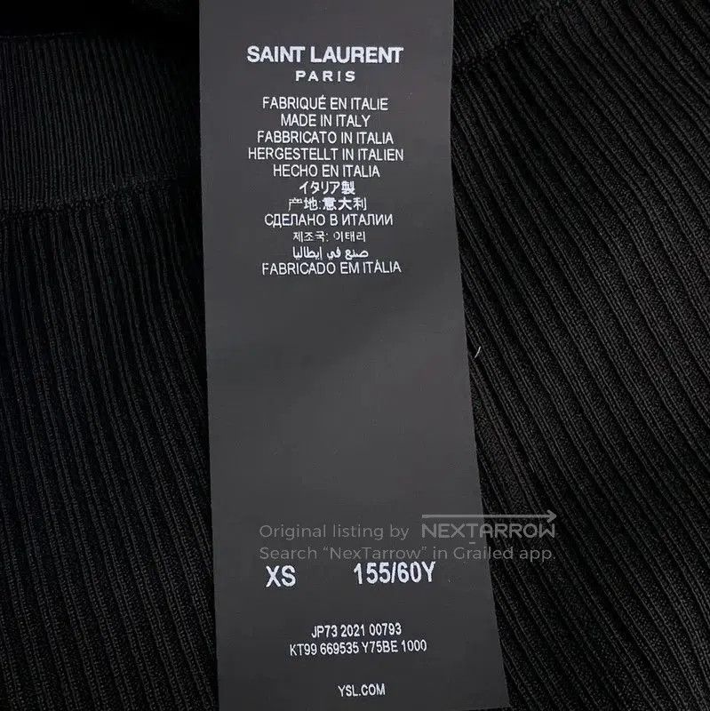 Yves Saint Laurent YSL Black Casual Pants for Women . Size 23" - 6 Thumbnail