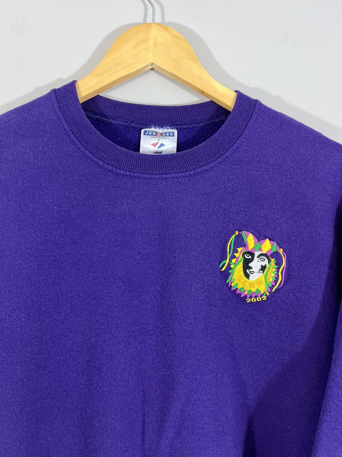 Vintage Blank Jester Faded Purple Y2K Vintage Crewneck Size US L / EU 52-54 / 3 - 1 Thumbnail