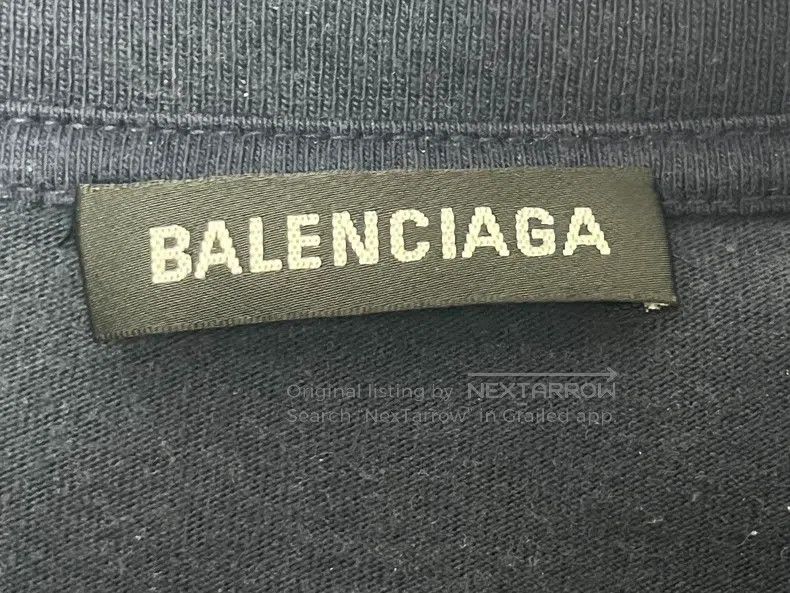 Balenciaga Balenciaga Dark blue short-sleeve T-shirt Size US M / EU 48-50 / 2 - 4 Thumbnail