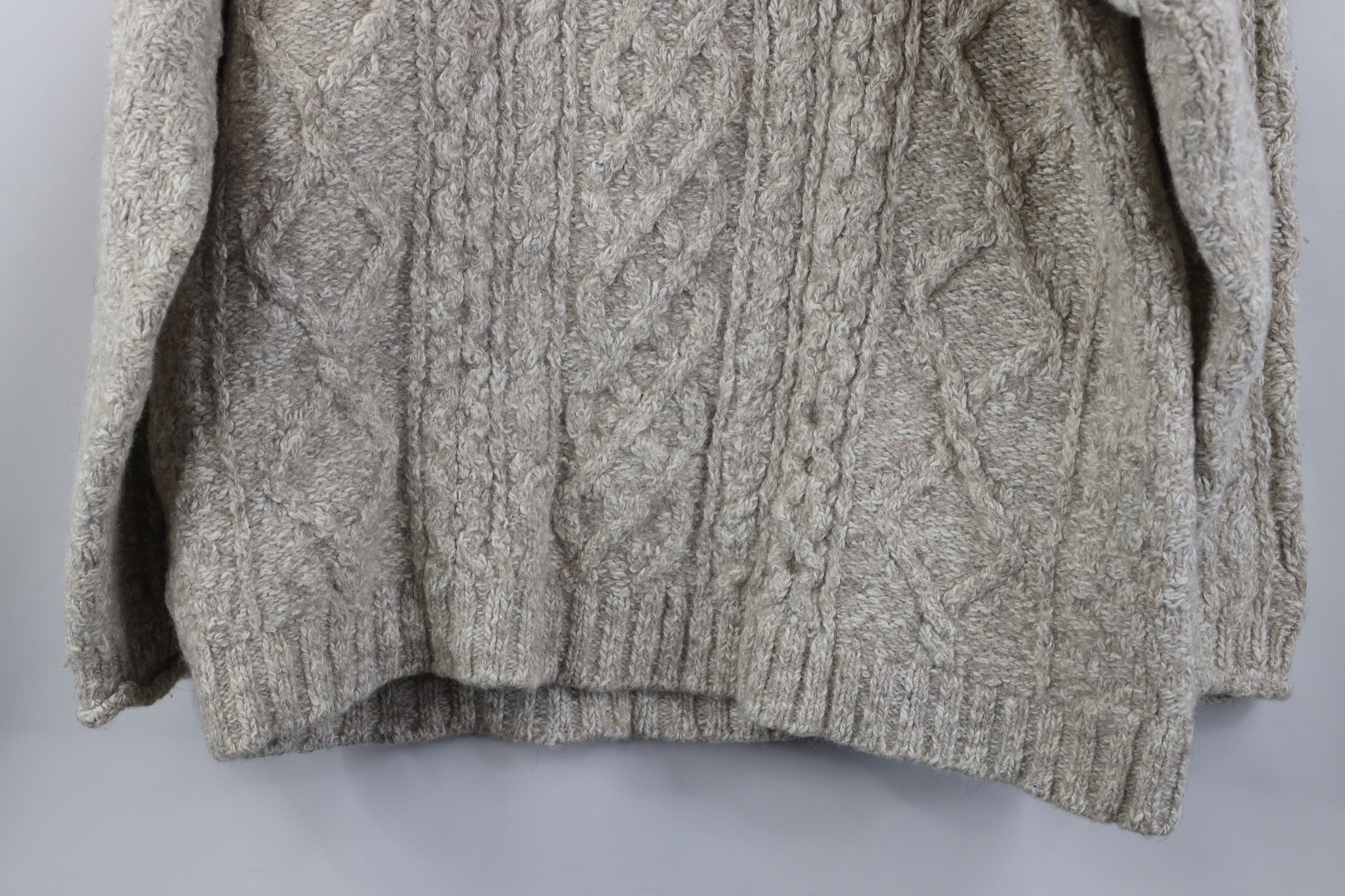 Vintage Vintage 90s Streetwear Wool Chunky Fisherman Knit Sweater Size M / US 6-8 / IT 42-44 - 13 Thumbnail