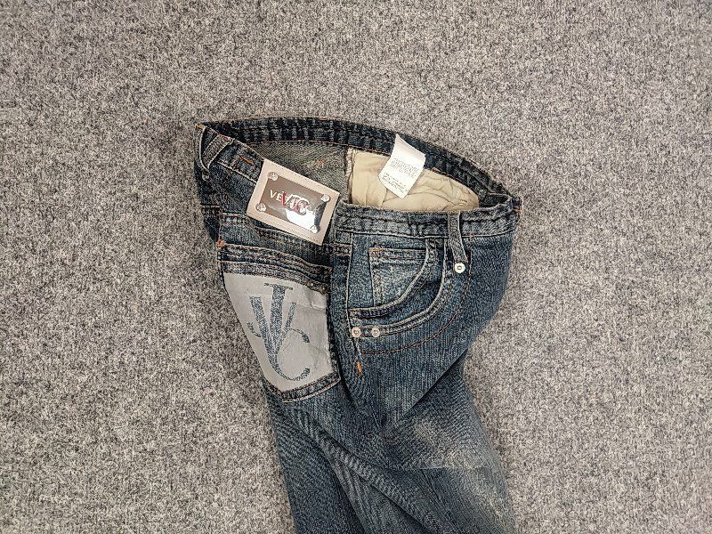Versace Jeans Couture Vintage 90's Versace Jeans Couture Big Logo Slim Faded denim Size 26" / US 2 / IT 38 - 9 Thumbnail