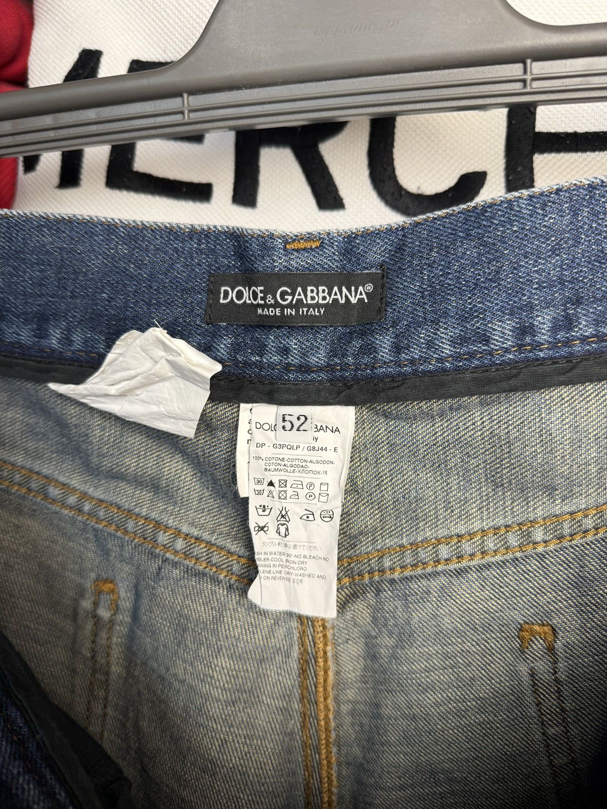 Dolce & Gabbana Dolce & Gabbana Vintage Metal Logo Denim Shorts Size US 36 / EU 52 - 10 Thumbnail