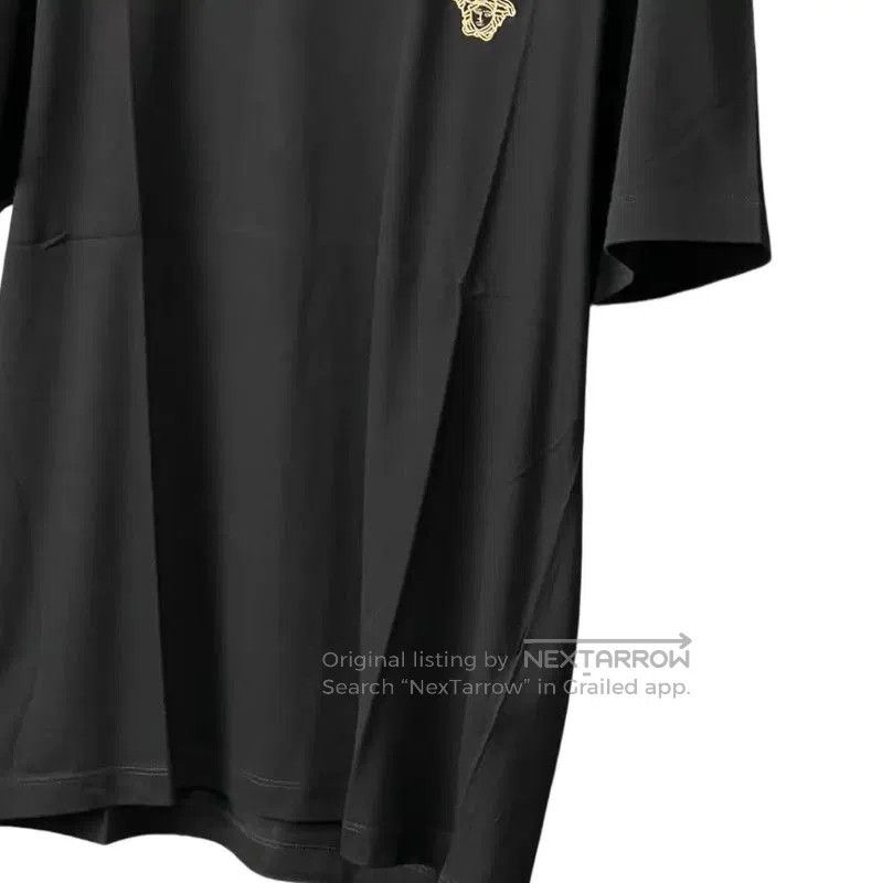 Versace Versace Black Cotton Long Sleeve T-Shirt . Size US L / EU 52-54 / 3 - 6 Thumbnail