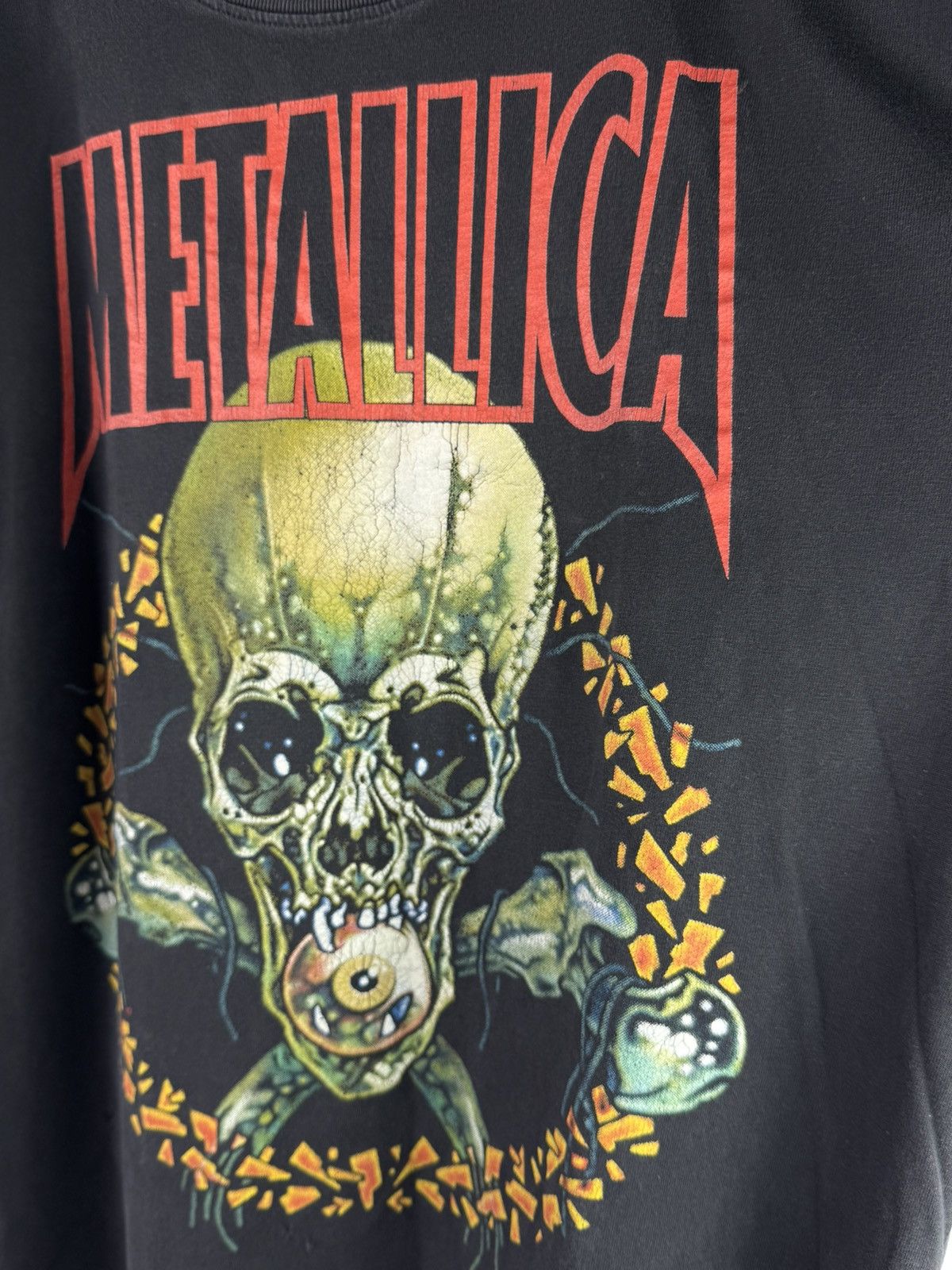 Metallica Vintage 90s Metallica Single Stitched no Leaf Clover T-Shirt Size US M / EU 48-50 / 2 - 3 Thumbnail