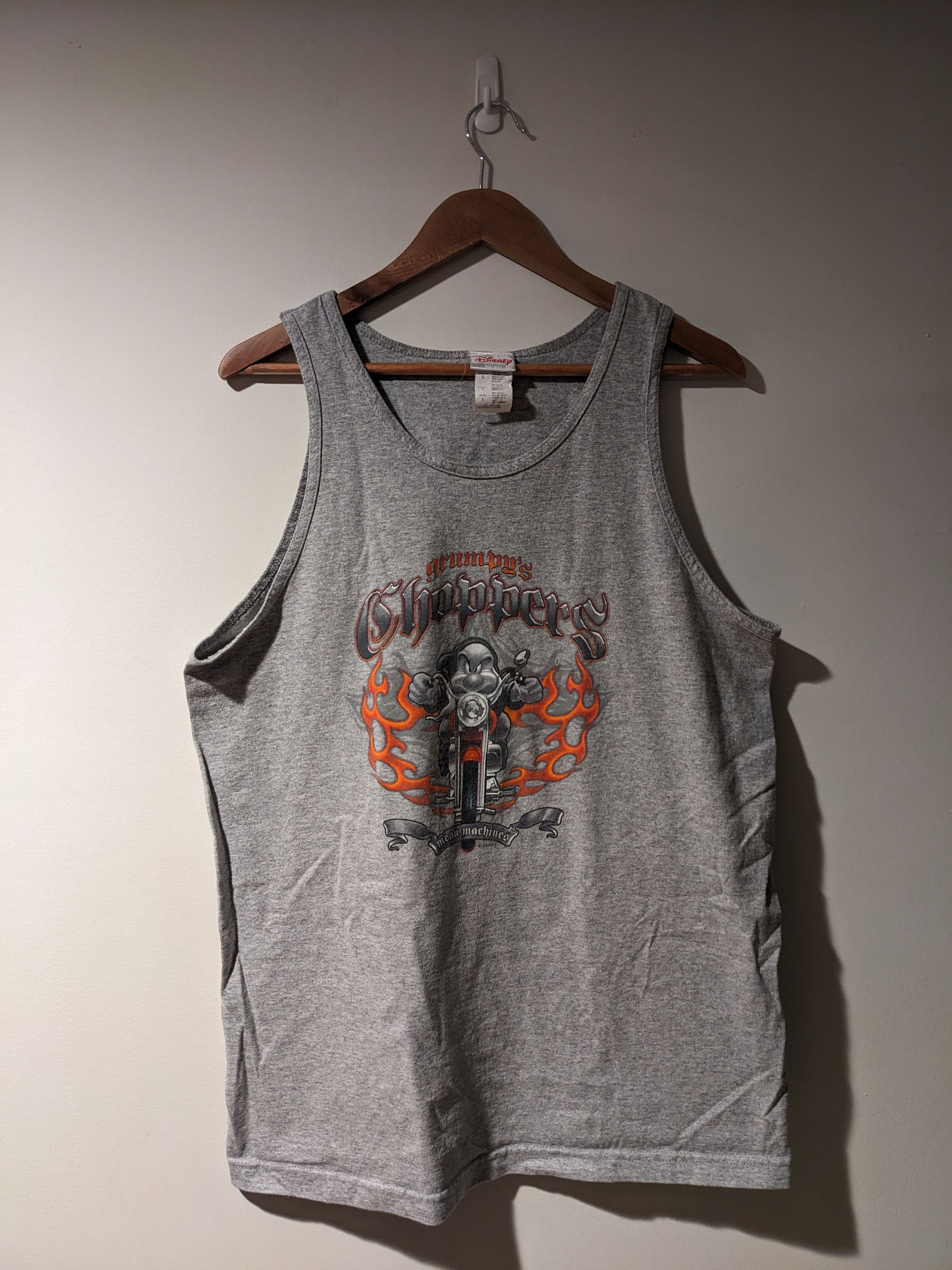 Disney × Harley Davidson × Vintage Vintage Y2K Harley Davidson Choppers Grumpy Disney Tank Top Size US L / EU 52-54 / 3 - 1 Thumbnail