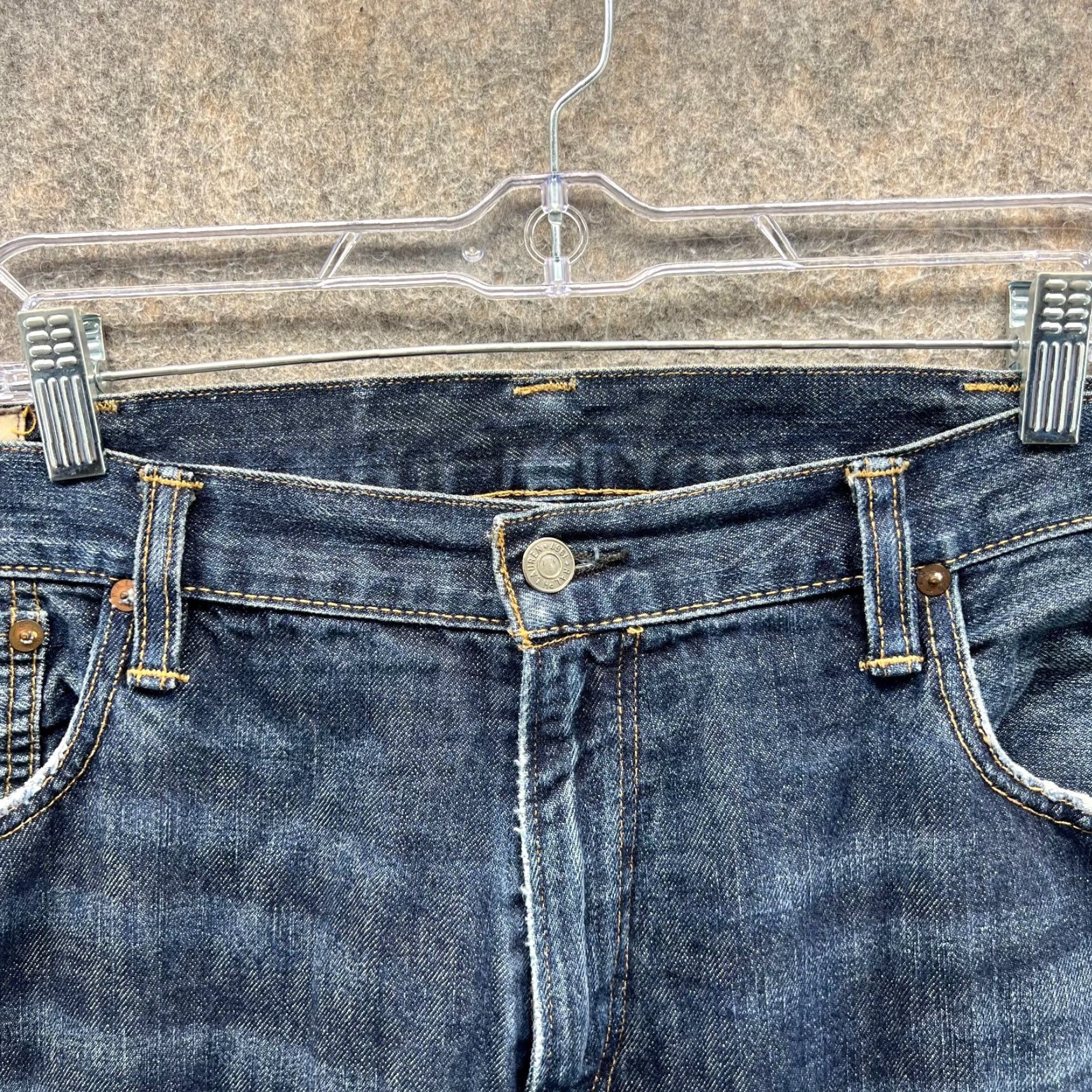 Polo Ralph Lauren Vintage Polo Ralph Lauren Jeans Mens 40x32 Blue Denim Straight Cotton Stone Wash Size 40 Inseam 32 Regular Fit Straight Size US L / EU 52-54 / 3 - 6 Thumbnail