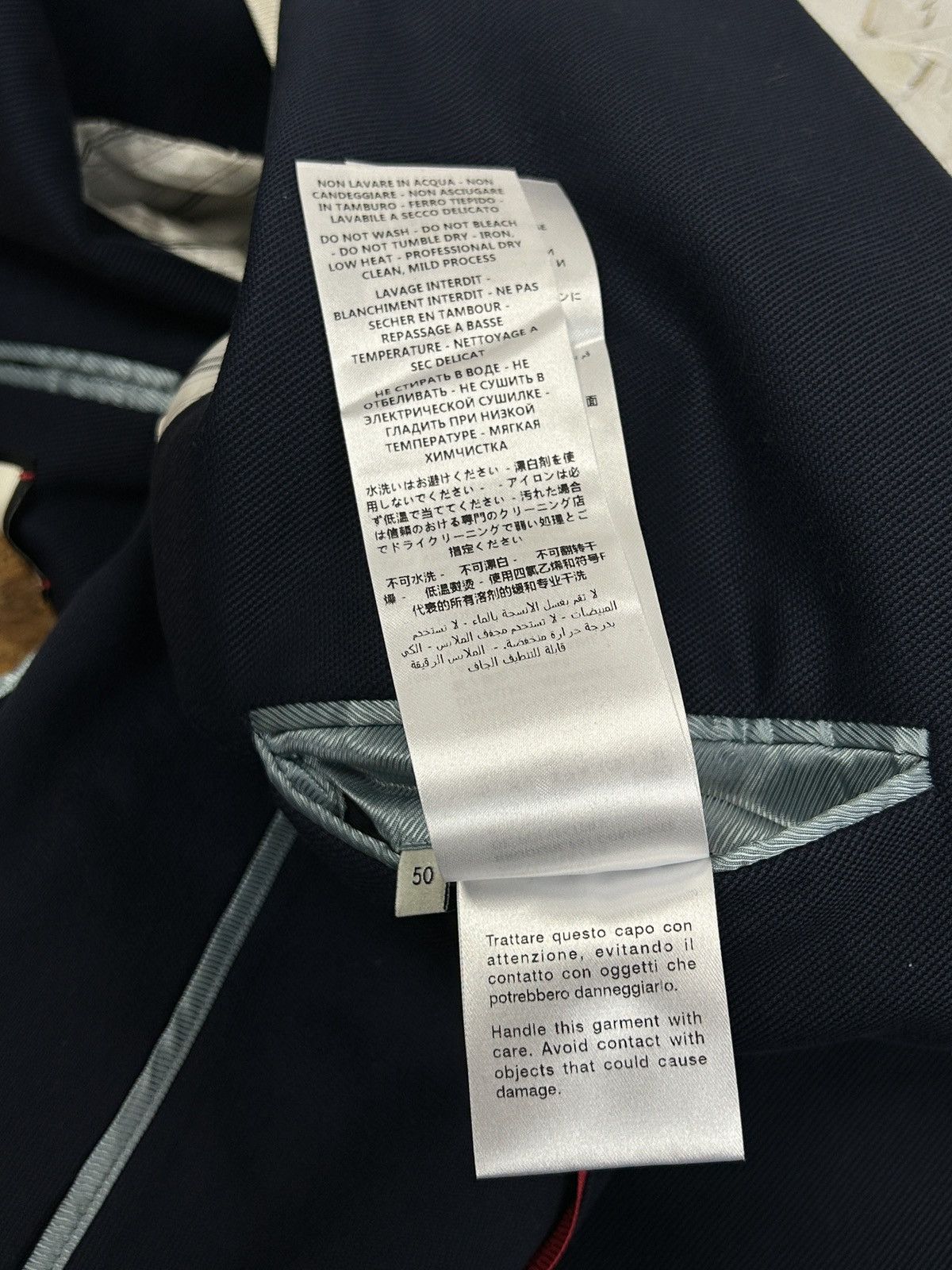 Gucci Gucci Navy Shark And Gucci Logo Pool Patch Blazer Jacket 50 Size US M / EU 48-50 / 2 - 13 Thumbnail