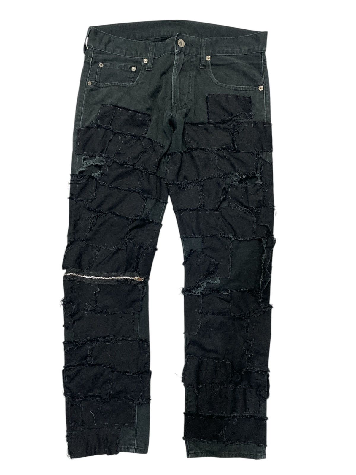 Japanese Brand Japanese Brand Patchwork Seditionaries Punk Jeans Size US 31 - 2 Thumbnail