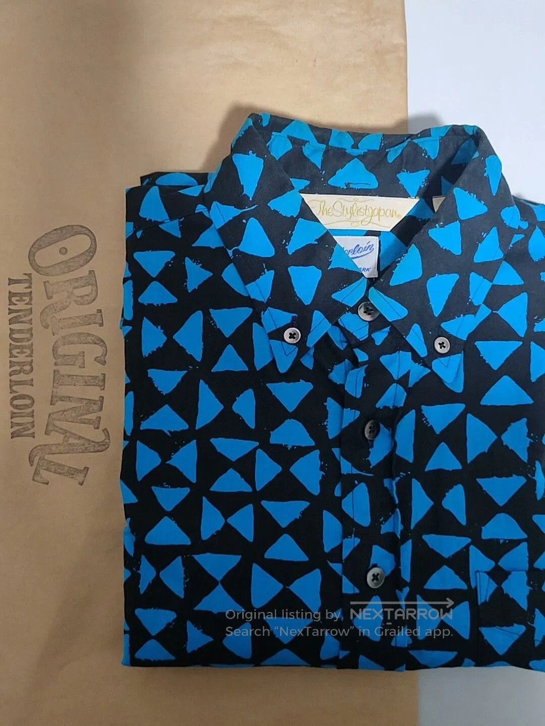 Other Geometric Shirt Black Blue. Size US S / EU 44-46 / 1 - 1 Thumbnail