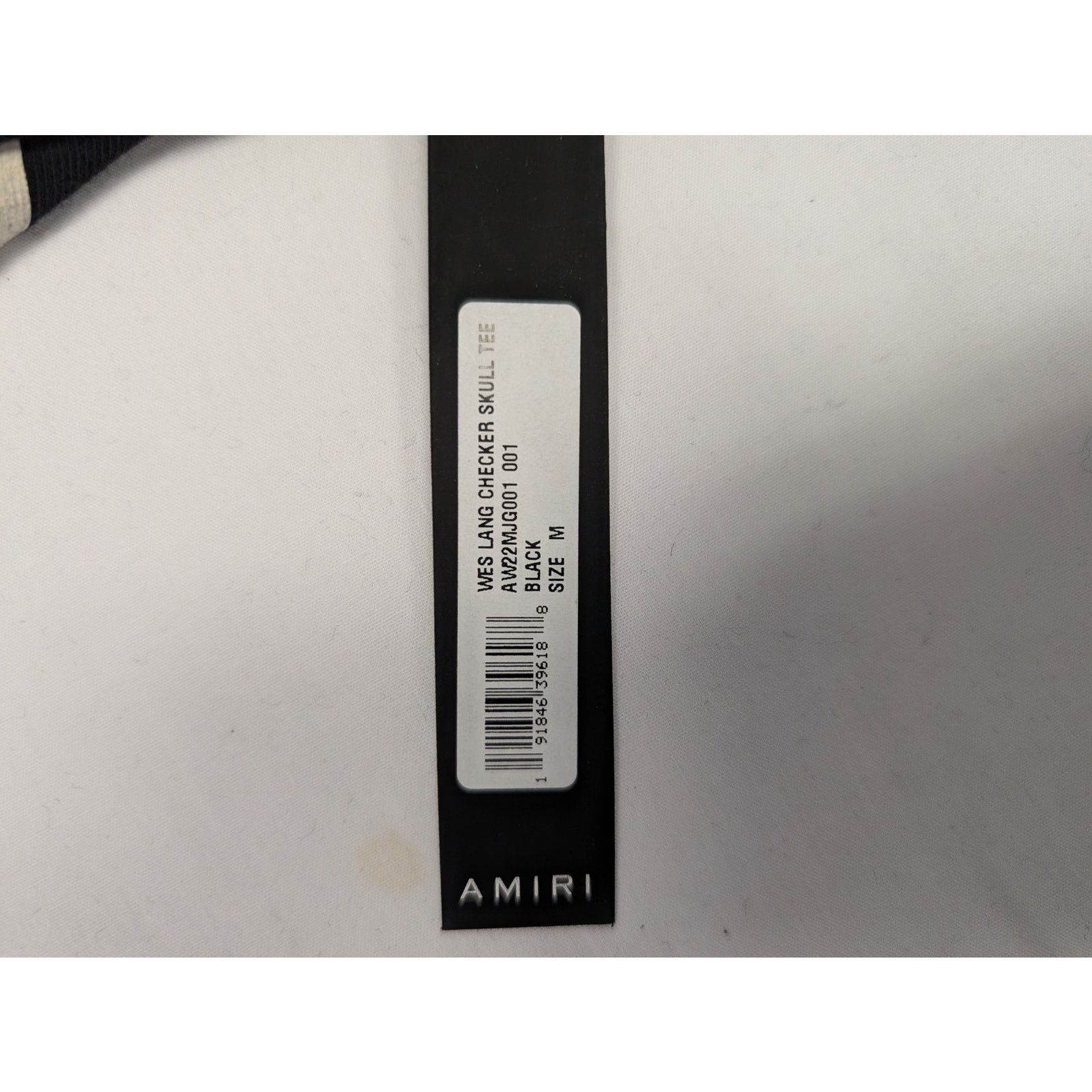 Amiri o1rshd1 Q:5 / Wes Lang Checker Skull Tee T-Shirt in Black Size US M / EU 48-50 / 2 - 15 Thumbnail
