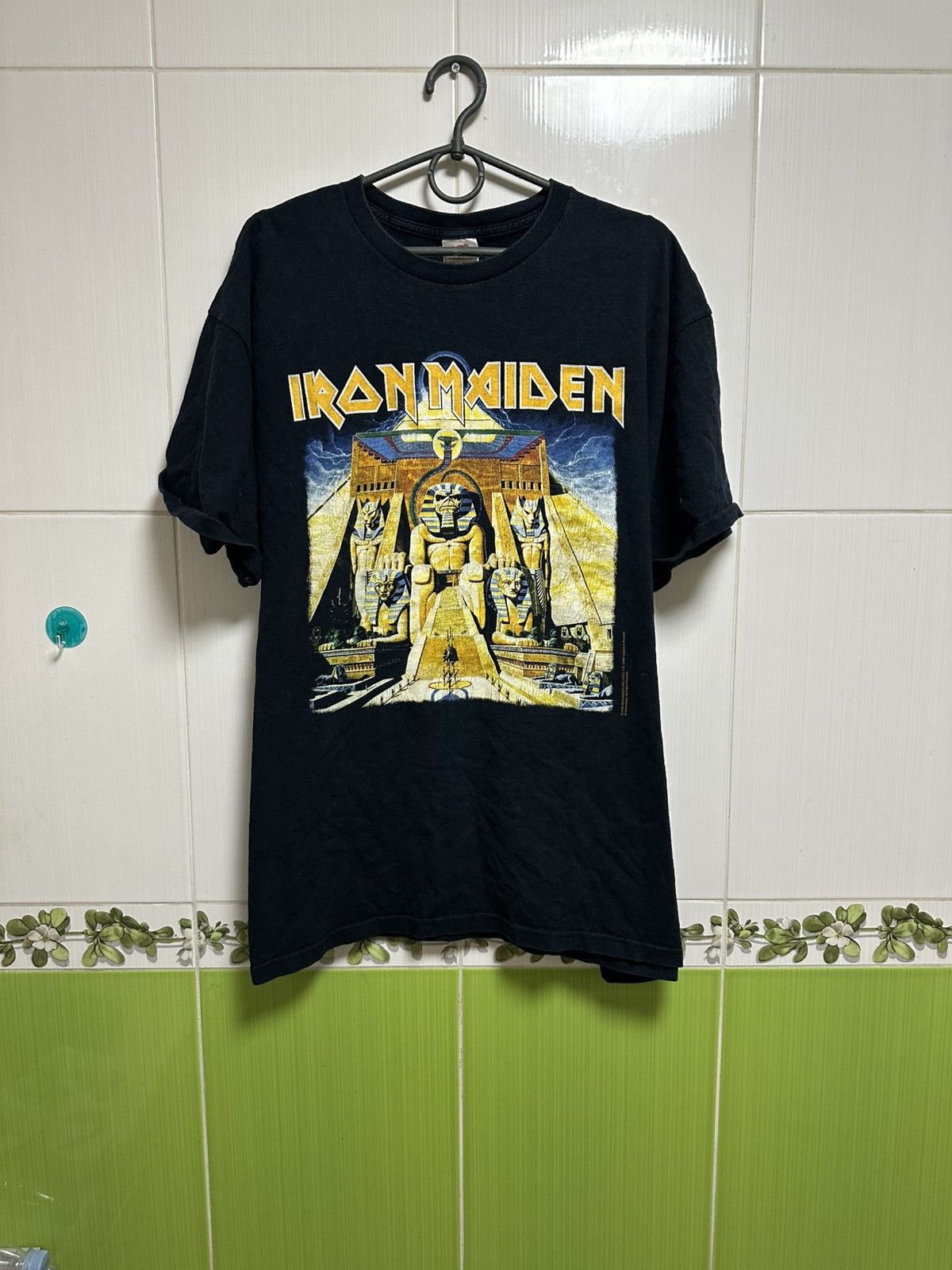 Band Tees × Iron Maiden × Vintage Vintage Iron maiden world slavery tour 84-85 shirt 2005 Size US XL / EU 56 / 4 - 2 Thumbnail