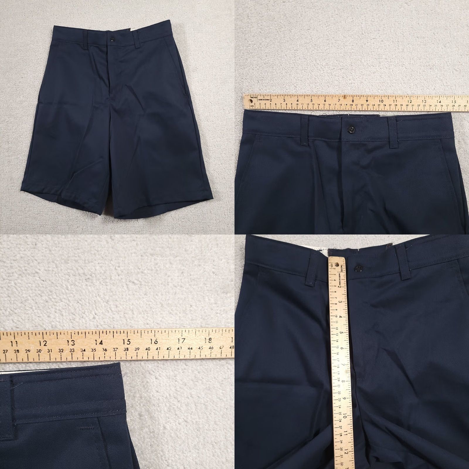 Red Kap VINTAGE Red Kap Work Shorts Mens 30x10 Navy Blue Pockets Industrial Uniform Mens Size US 30 / EU 46 - 9 Thumbnail