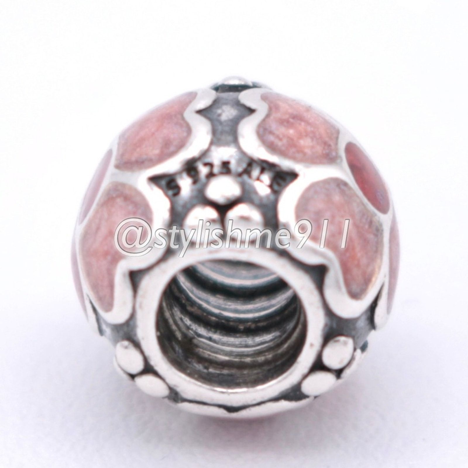 pandora Authentic PANDORA Red Daisy Charm - 790433ER Size ONE SIZE - 6 Thumbnail
